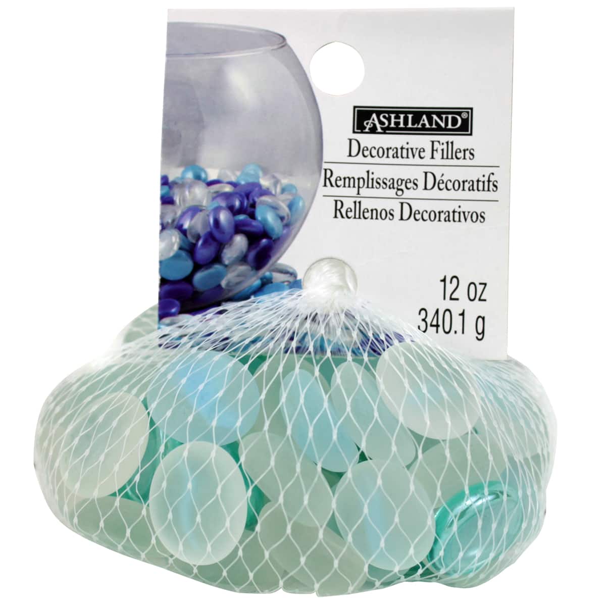 Ashland&#xAE; Glass Gems, Aqua 12 oz.