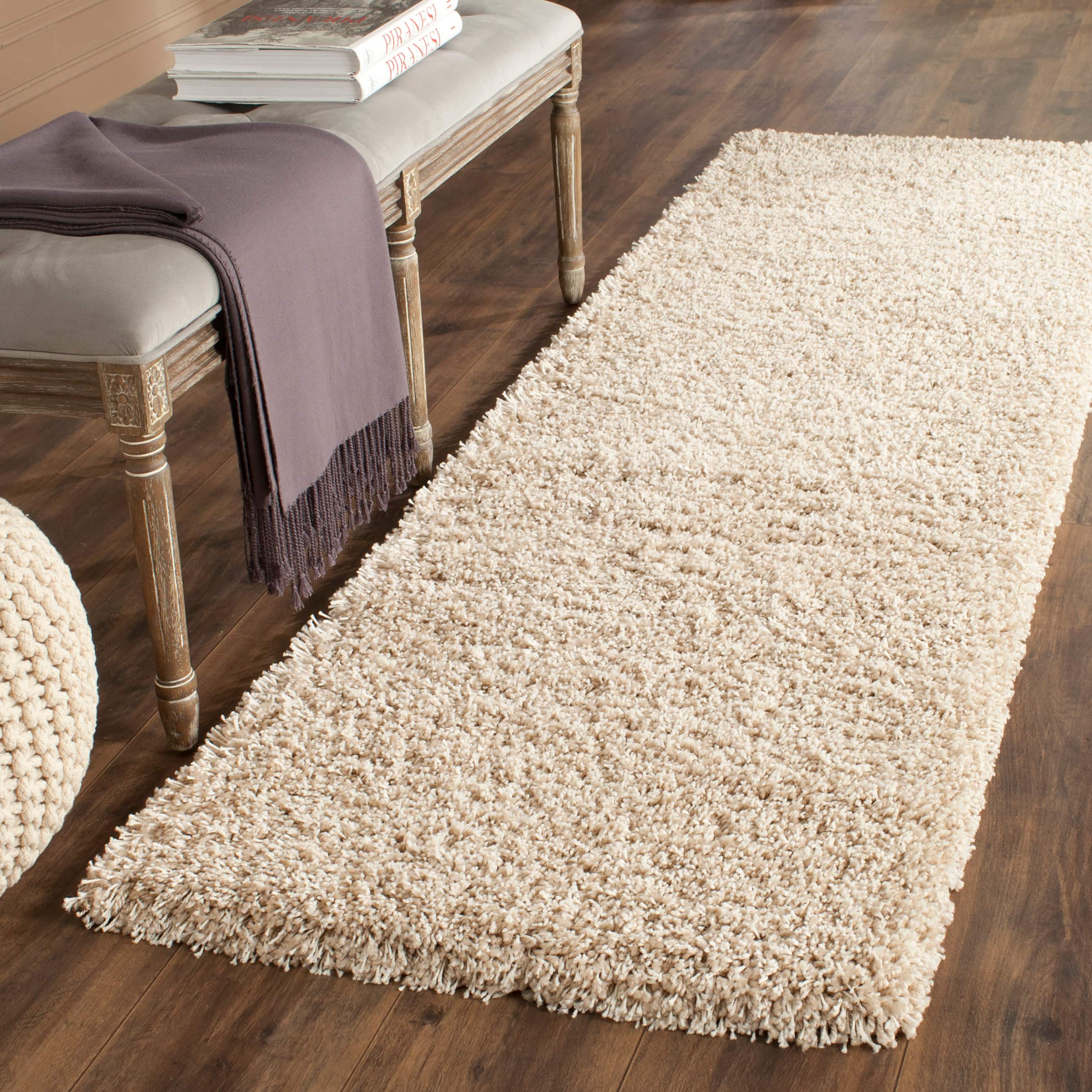 California Solid Shag 2&#x27;-3&#x22; X 9&#x27; Area Rug