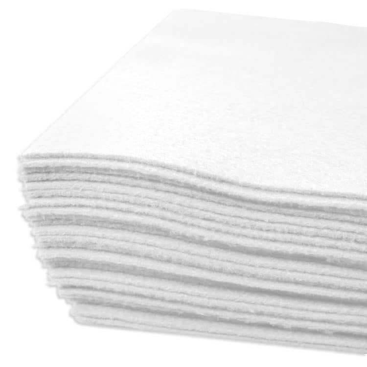 White Felt Squares