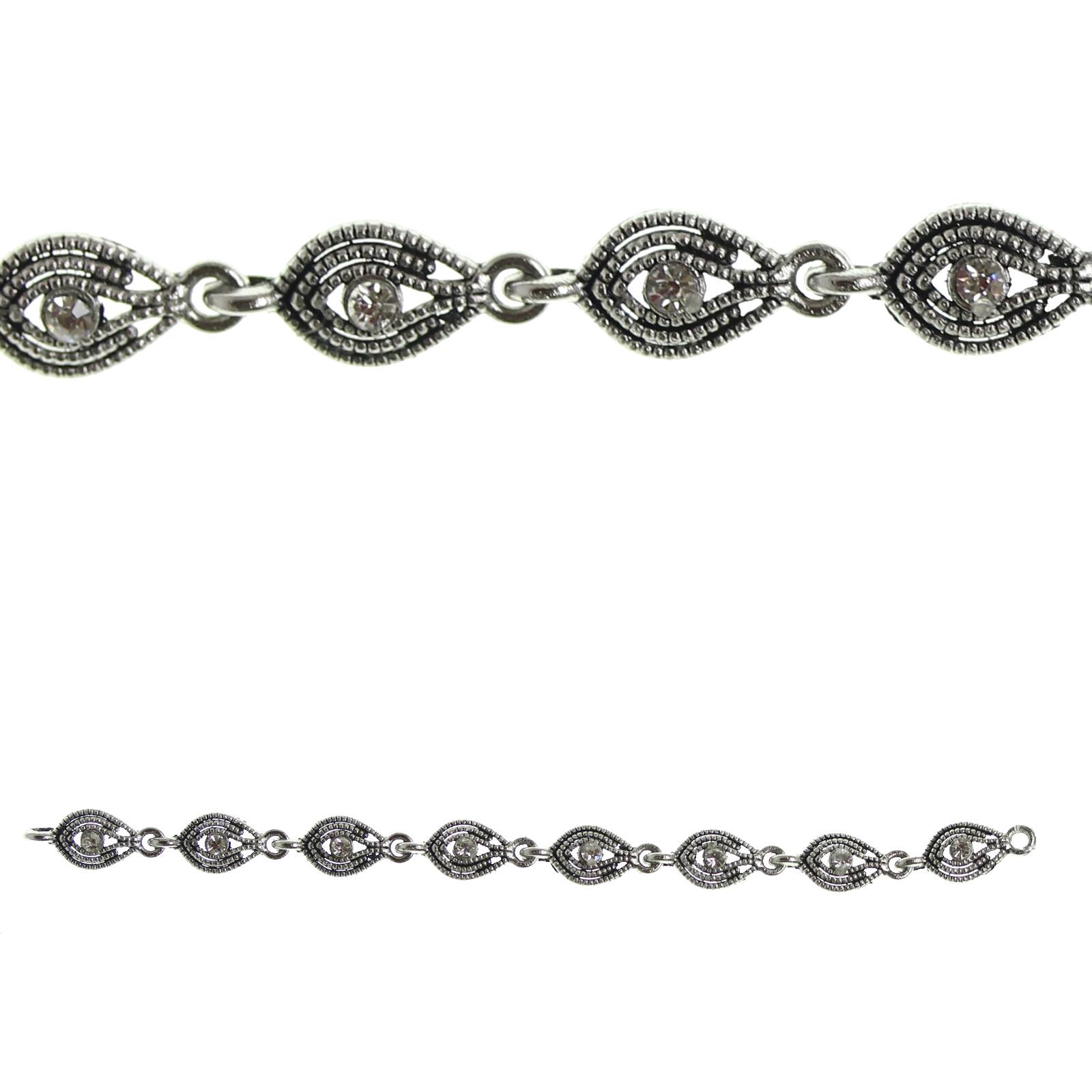 Bead Gallery® Silver Metal Oval Link Beads, 12mm | Michaels