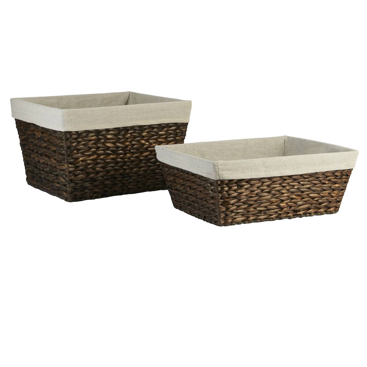 Ashland&#xAE; Water Hyacinth Storage Basket with Liner