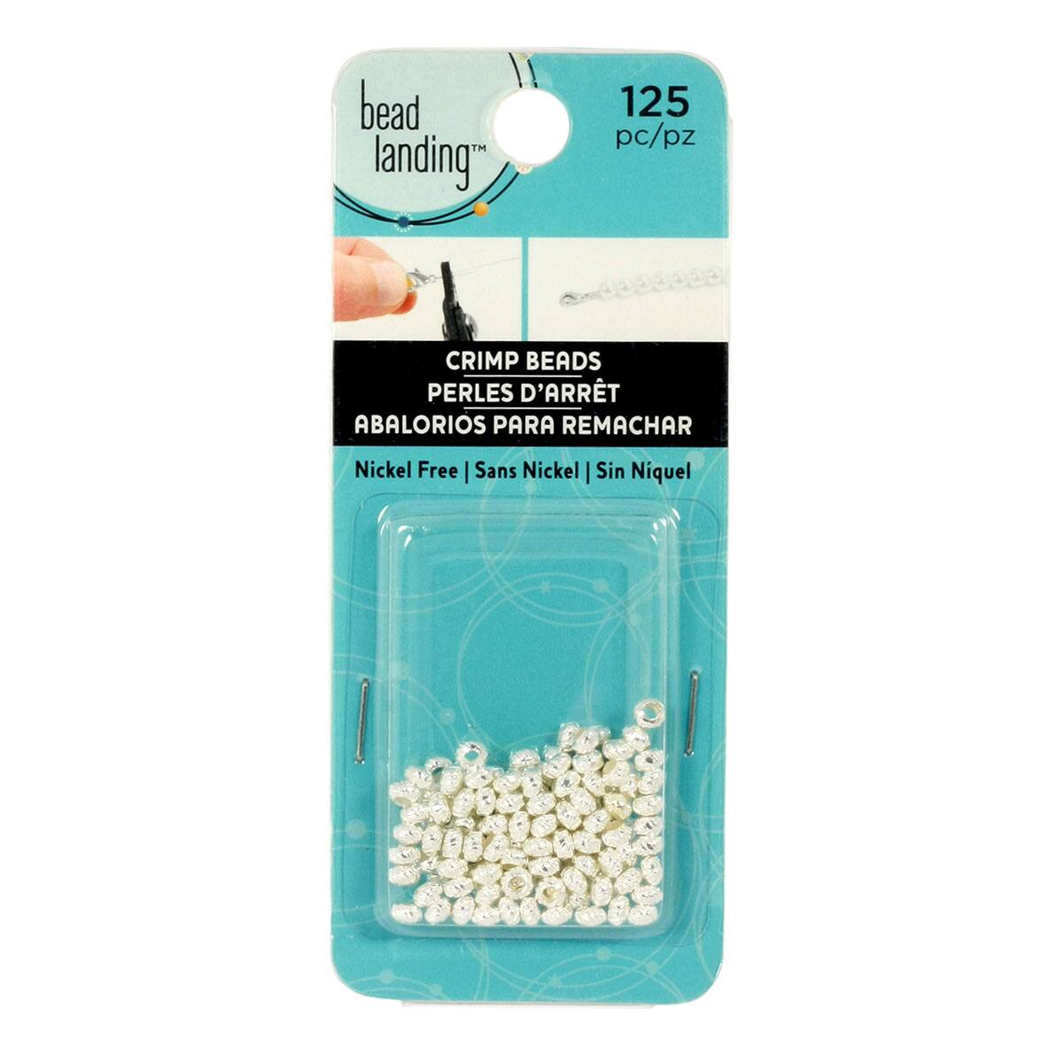 Purchase the Round Grooved Crimp Beads by Bead Landing™ at Michaels
