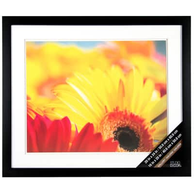 Black Gallery Wall Frame with Double Mat by Studio Décor® | Michaels