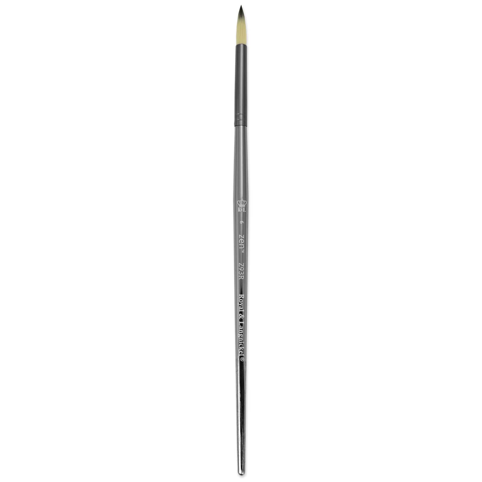 12 Pack: Zen™ Series 93 Short Handle Round Brush