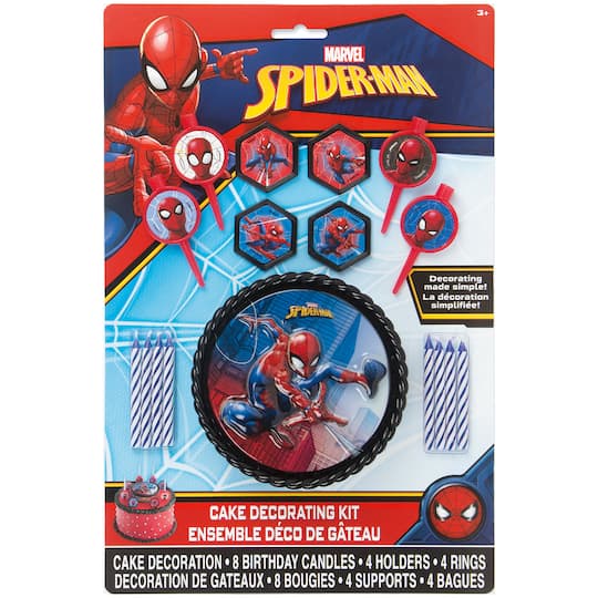 Spiderman Birthday Cake Decoration Kit Spiderman Birthday Cake Decoration Kit