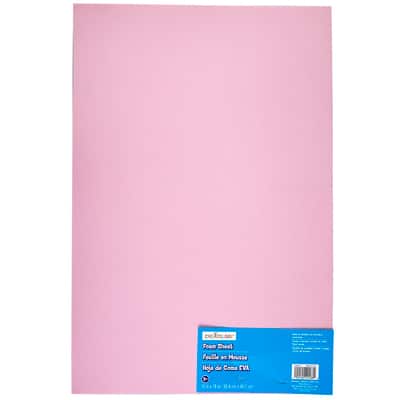 CleverDelights Magenta Foam Sheets - 8 x 12 - Adhesive Back