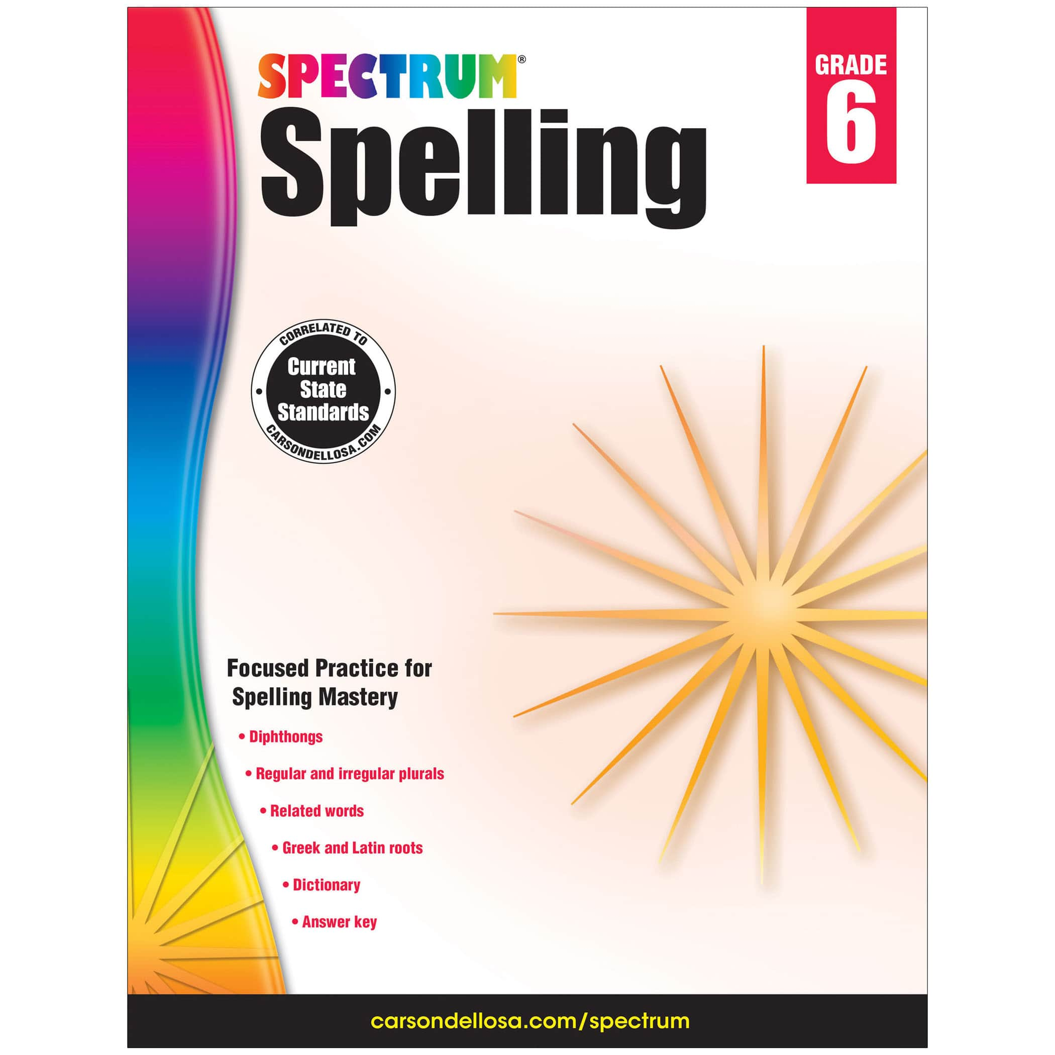 Spectrum&#xAE; Spelling Workbook, Grade 6