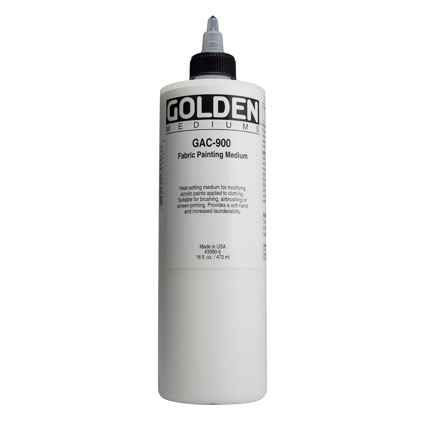 Golden: GAC 900 Fabric Painting Medium 237ml - Everything Airbrush