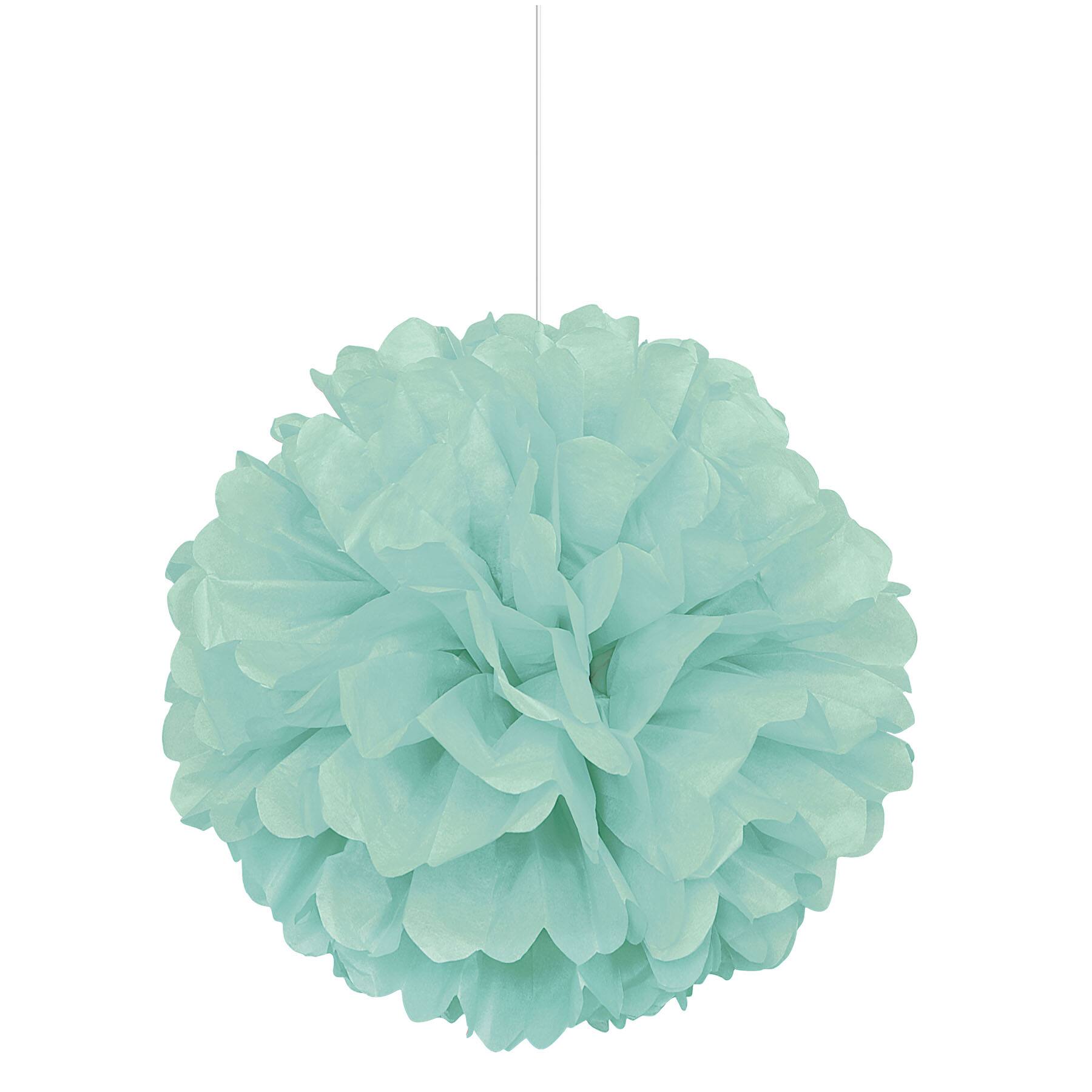 Maxim Omkostningsprocent foran Mint Tissue Paper Puff Ball Decoration | Mint Party Decorations