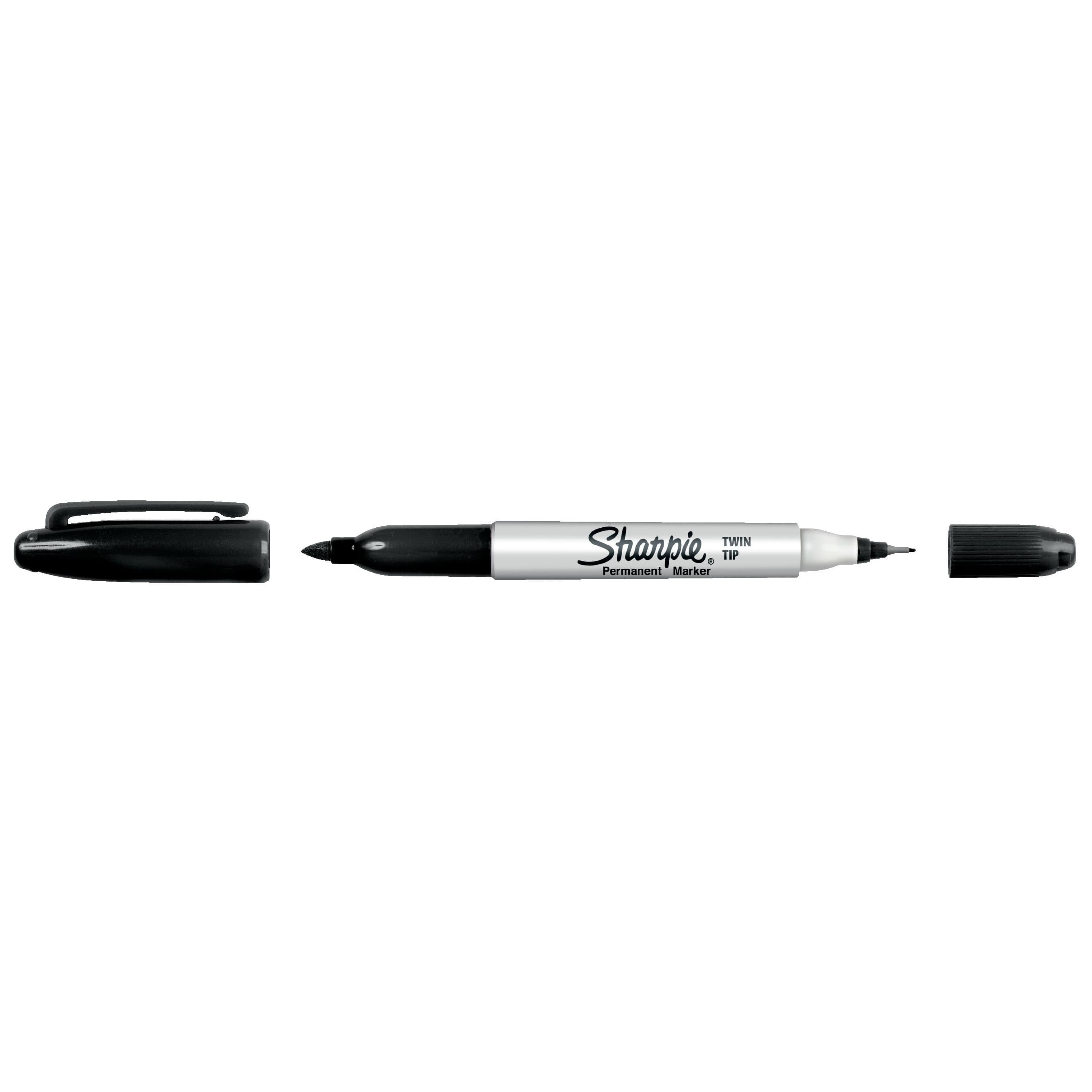 12 Pack: Sharpie® Twin Tip Black Permanent Marker