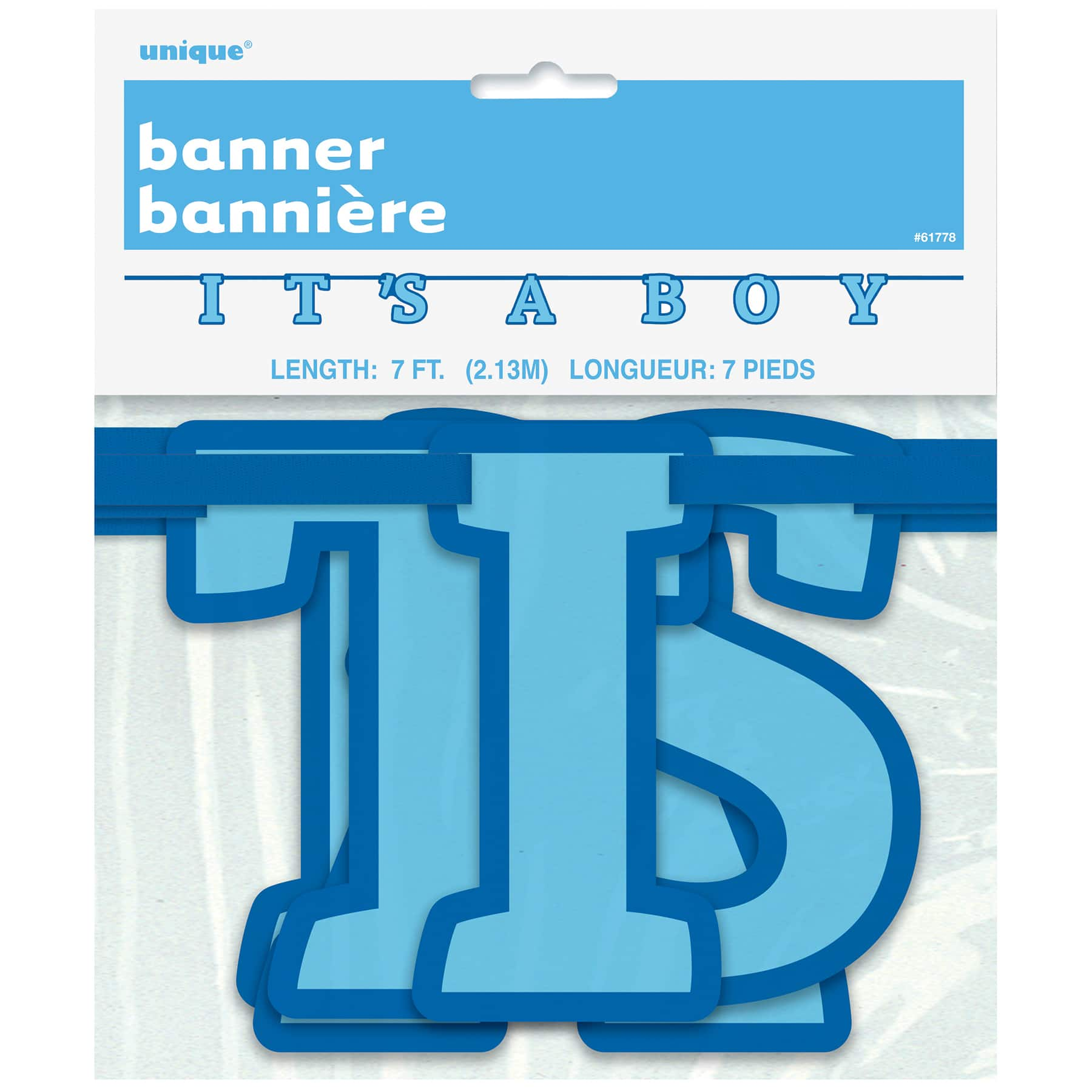 It S A Boy Banner Boy Baby Shower Decorations