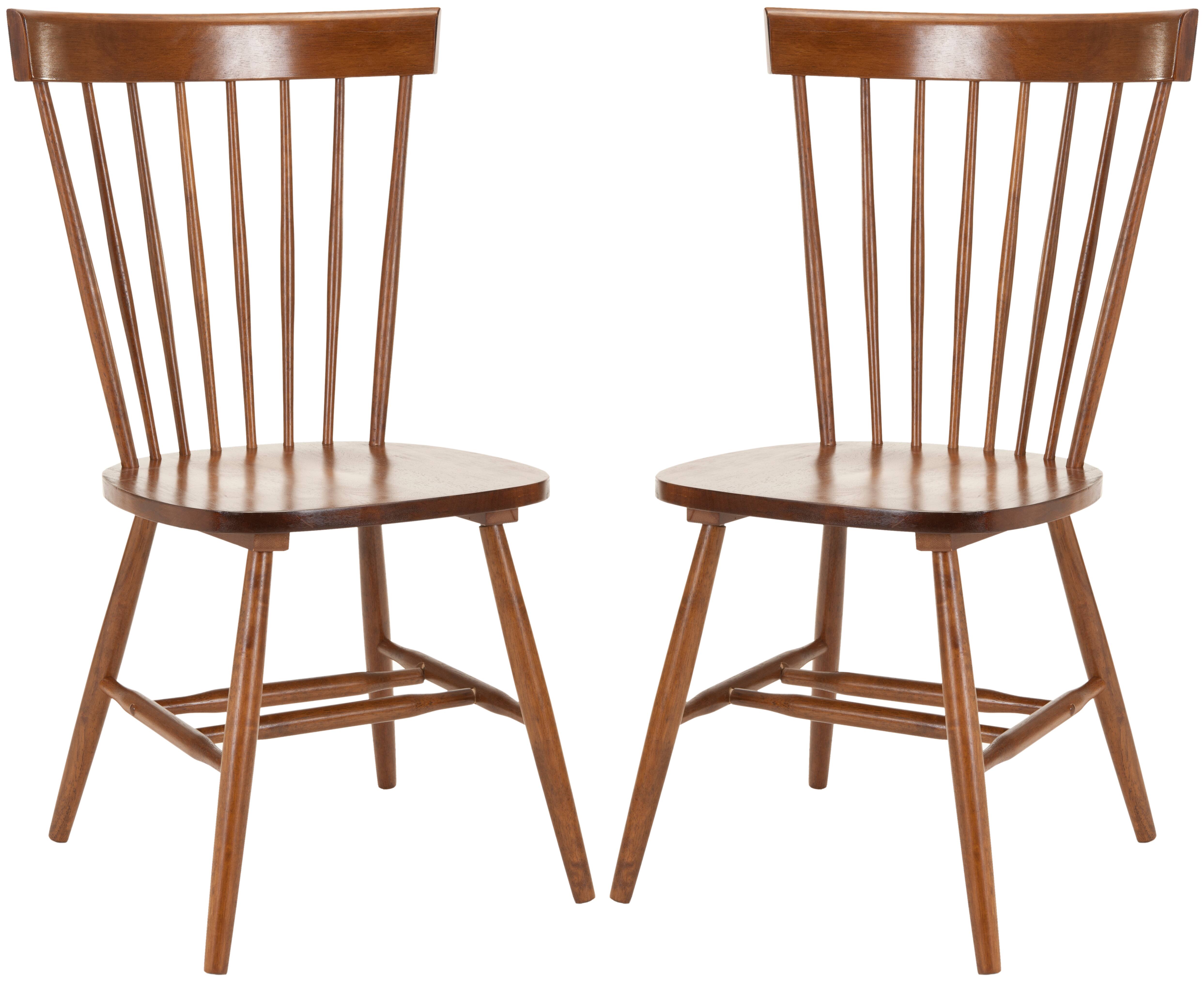 Parker Spindle Side Chair Set of 2 in Oak