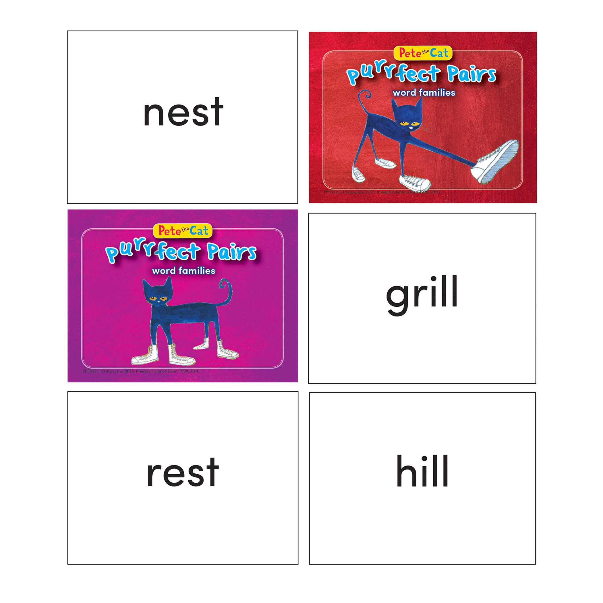 Pete the Cat® Purrfect Pairs Game, Word Families