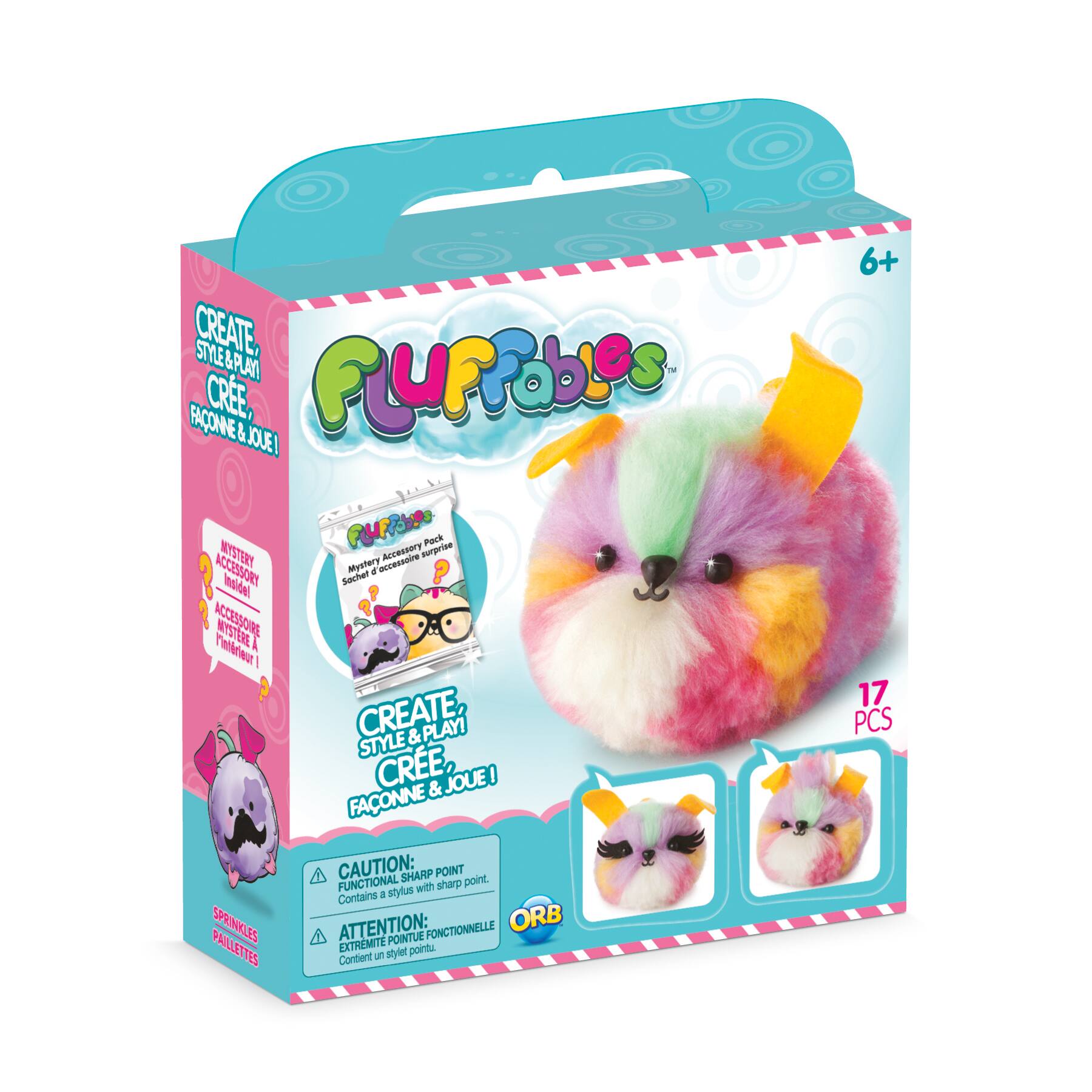 Assortiment d’animaux en peluche mystère Fluffables, 1 unité