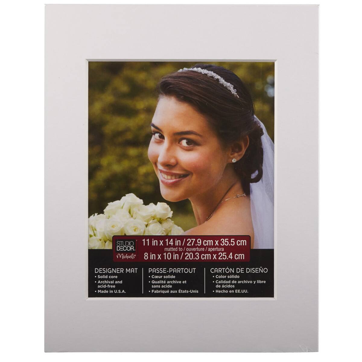 11 X 14 Mat By Studio D cor 8 X 10 Opening Museum White Michaels