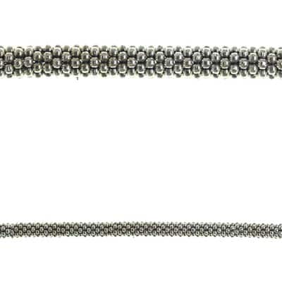 Silver Metal Rondelle Beads, 8mm by Bead Landing™ image