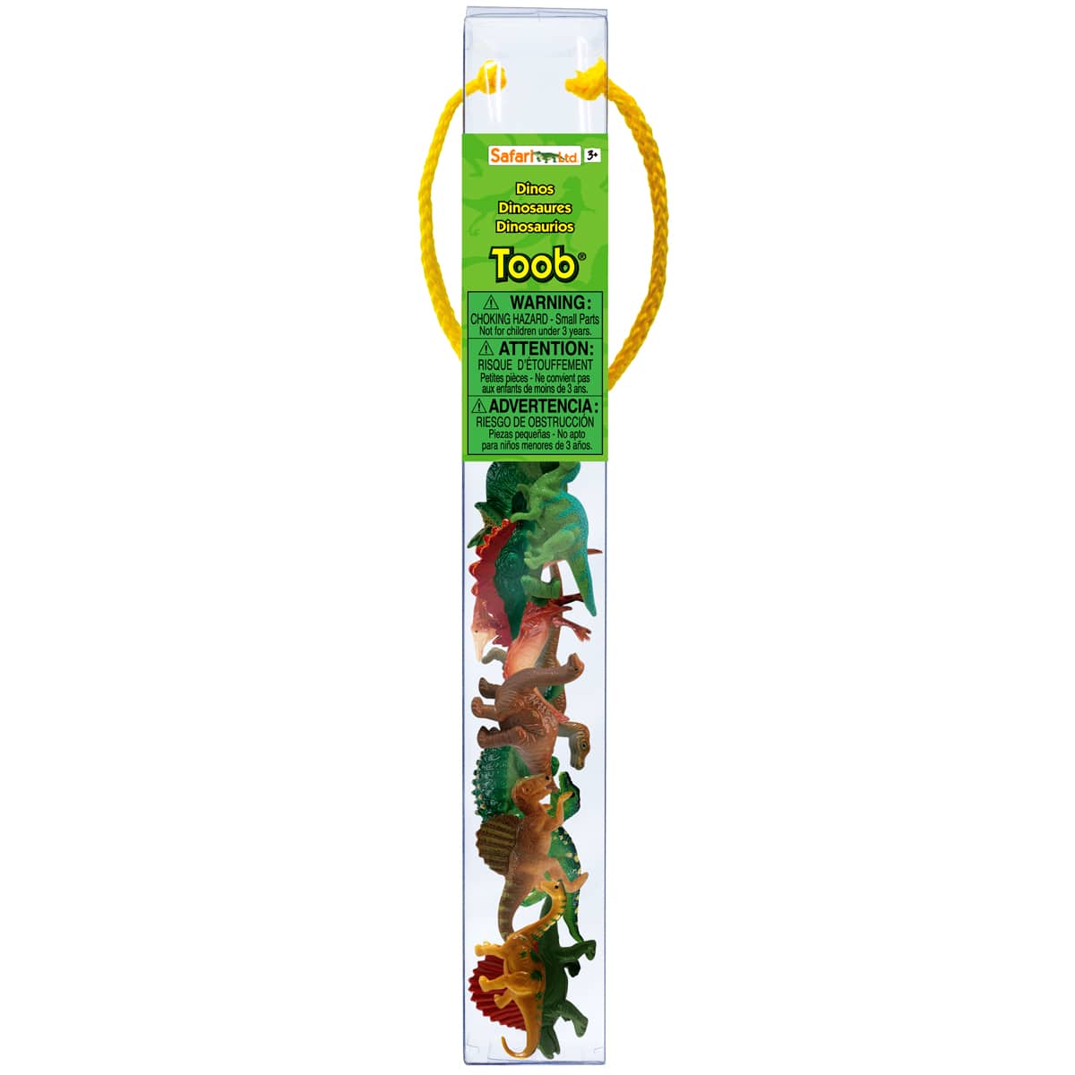 Safari PREHISTORIC ANIMAL SKULLS TOOB plastic toy tube BUNDLE of 8 NEW 