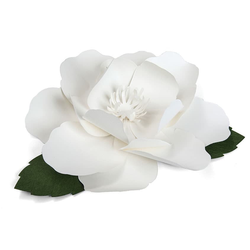 White Rose Large Paper Flower, Projects