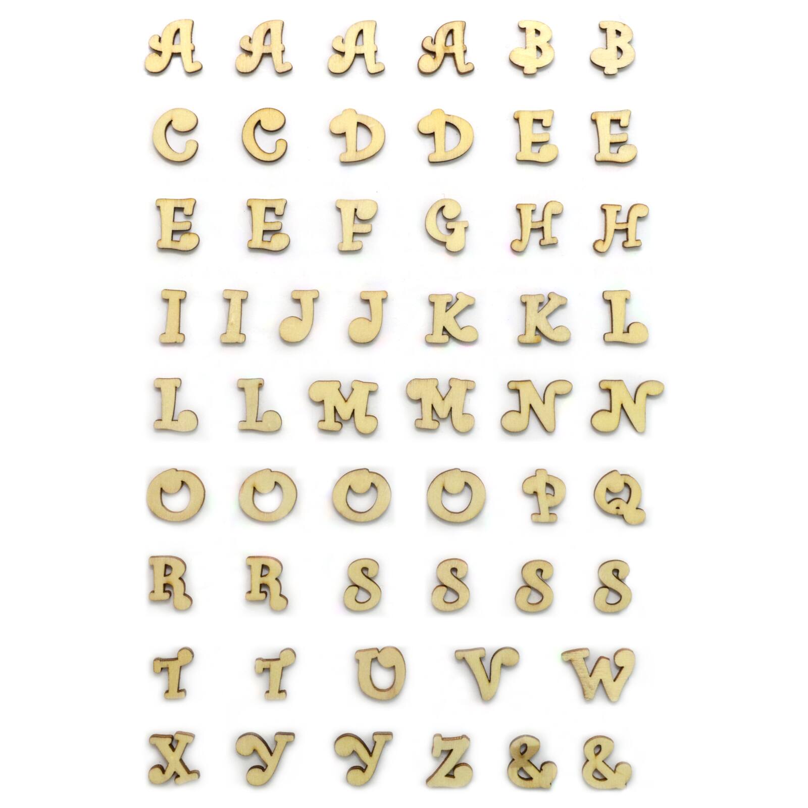 2.5" Black MDF Whimsy Letter by Make Market®
