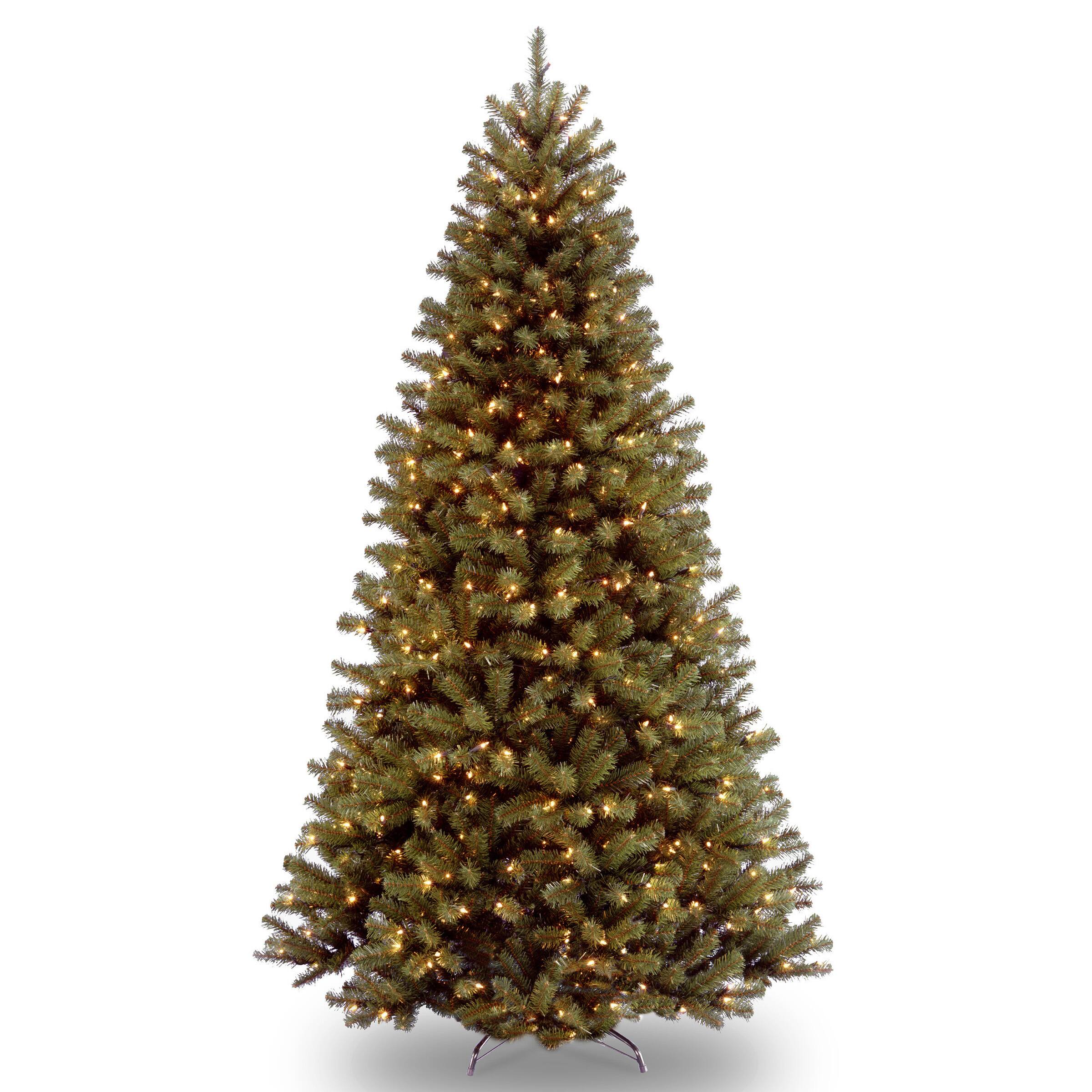 10 ft. Pre-lit North Valley Spruce Full Artificial Christmas Tree, Clear Lights
