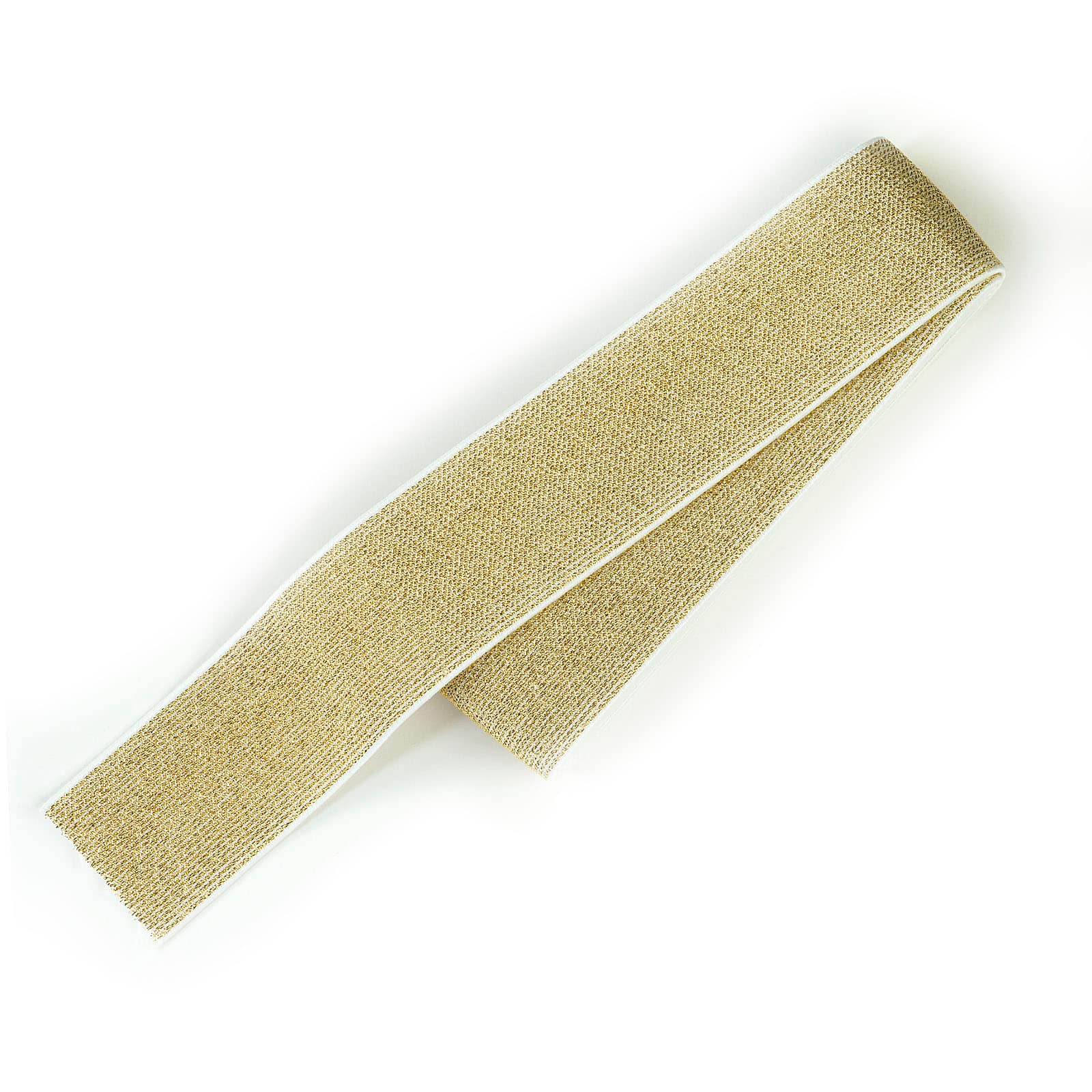 12 Pack: Gold Metallic Elastic Waistband by Loops & Threads™