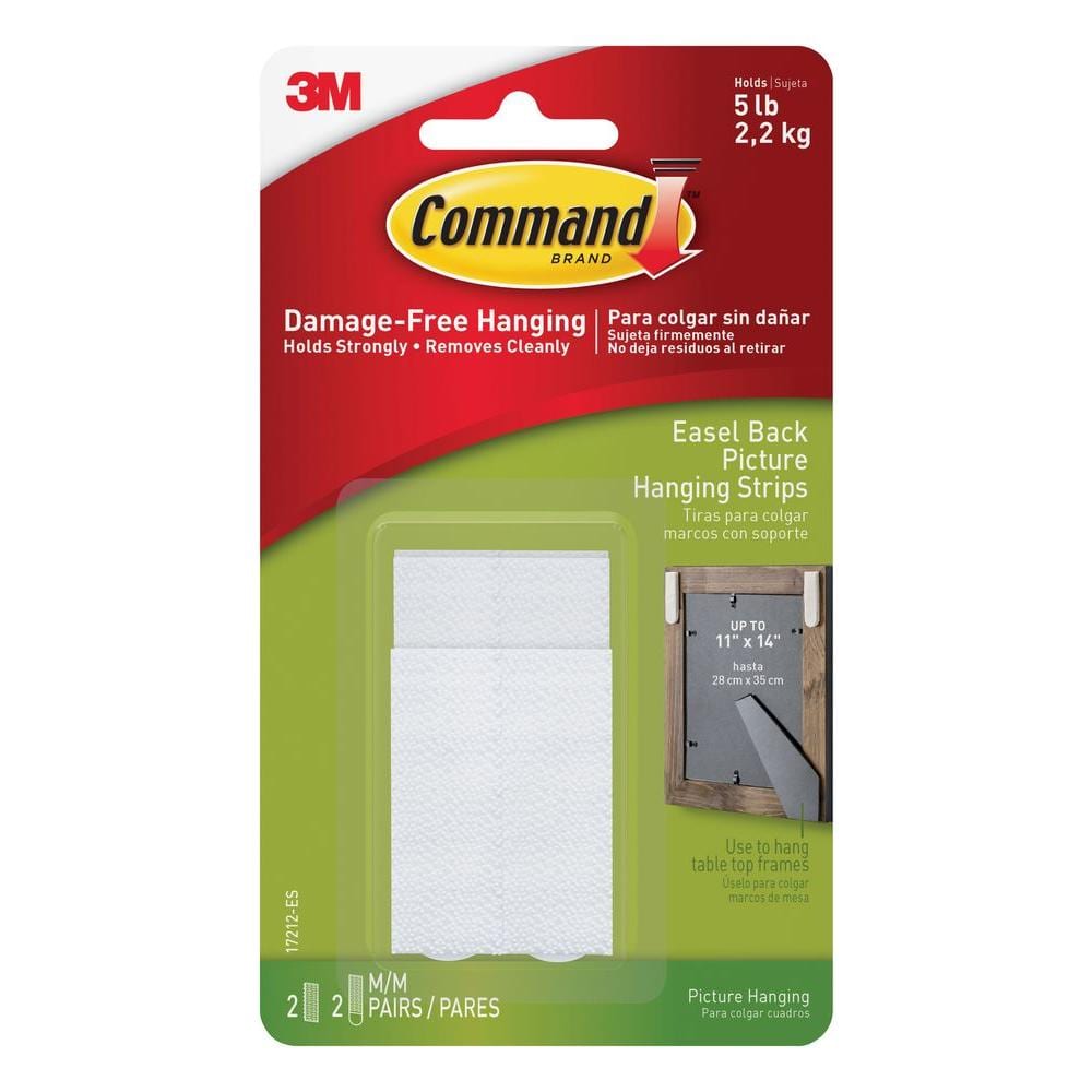 3M™ Command™ Medium Picture Hanger Strips, White