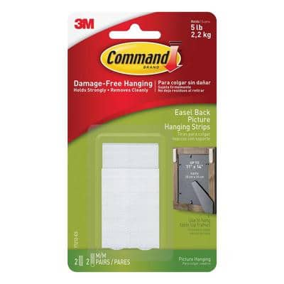 3M Command™ Easel Back Picture Hanging Strips - 2 Pack