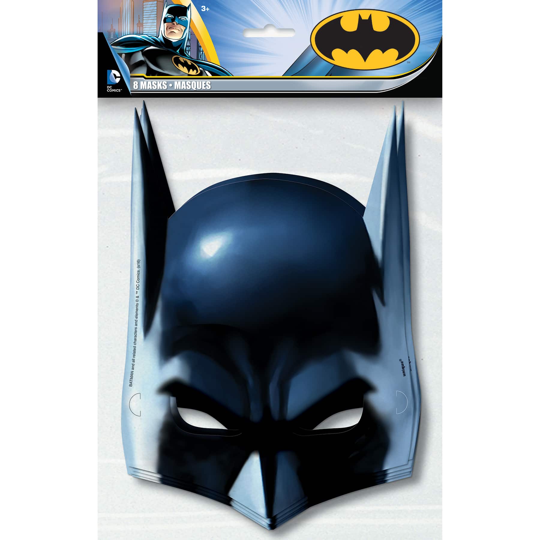 retort Zonder hoofd Min Batman Paper Masks | Batman Party Favors