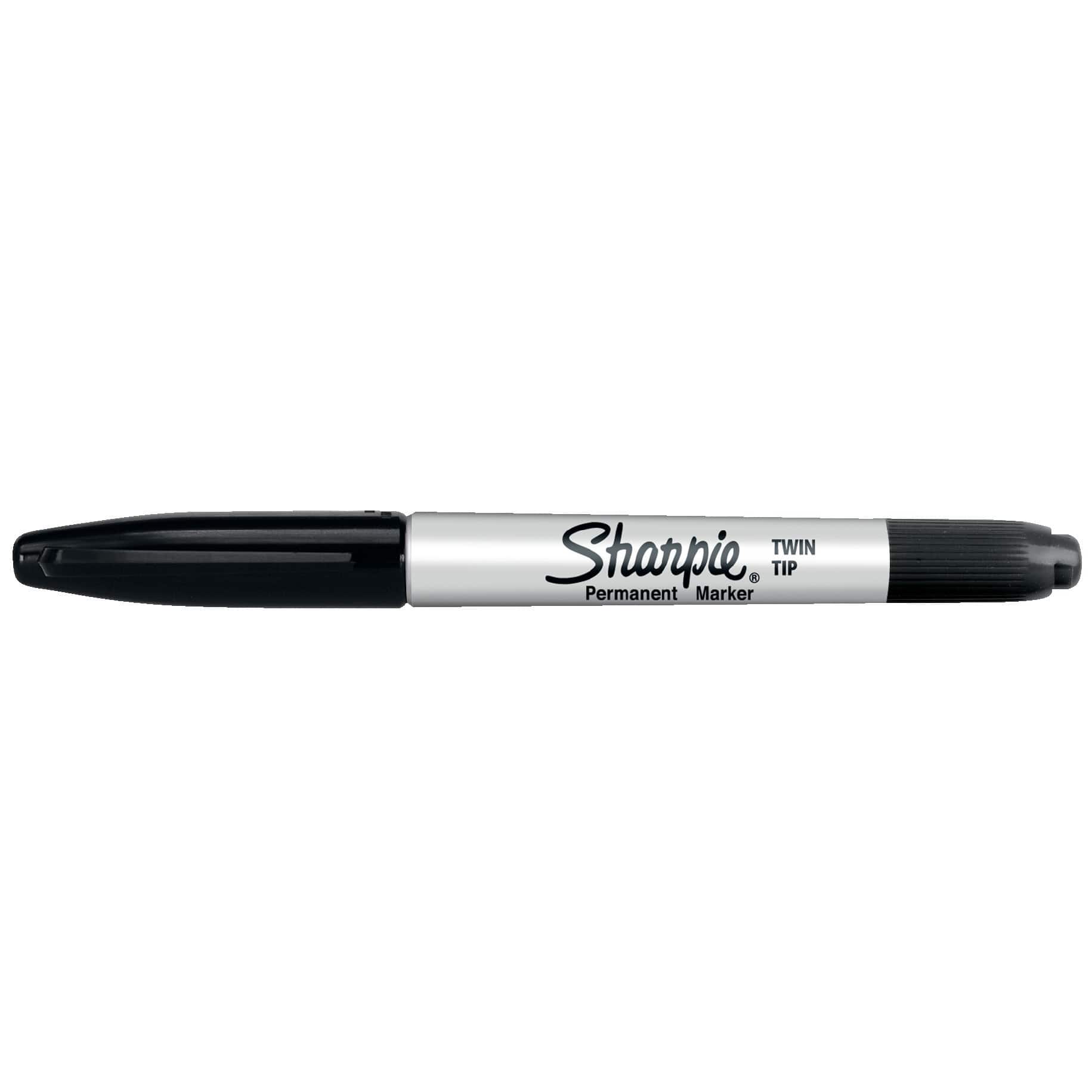 Sharpie&#xAE; Black Twin Tip Permanent Marker
