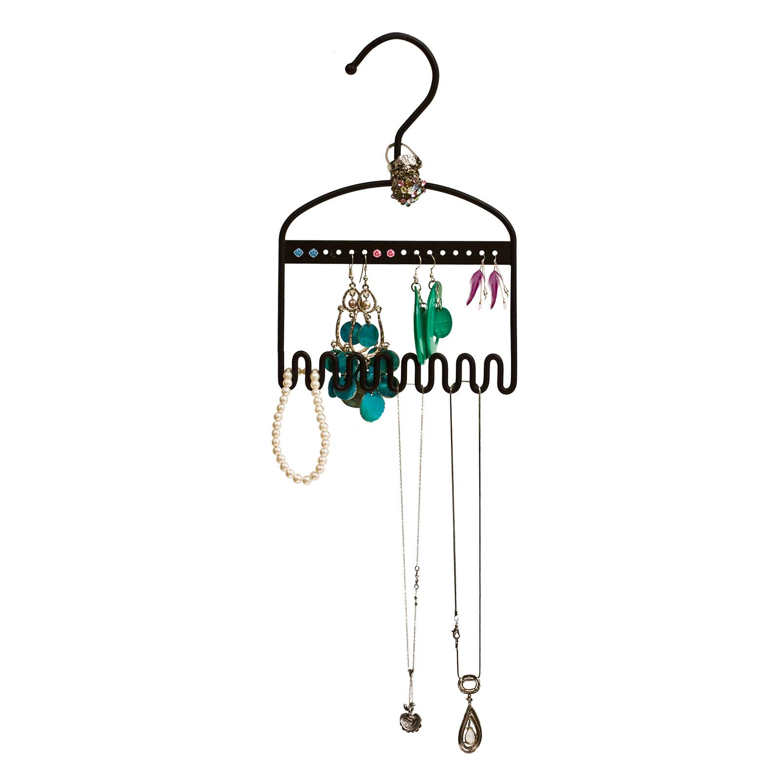 Buy the Trendsformers Jewelry Organizer Hanger, Black at Michaels