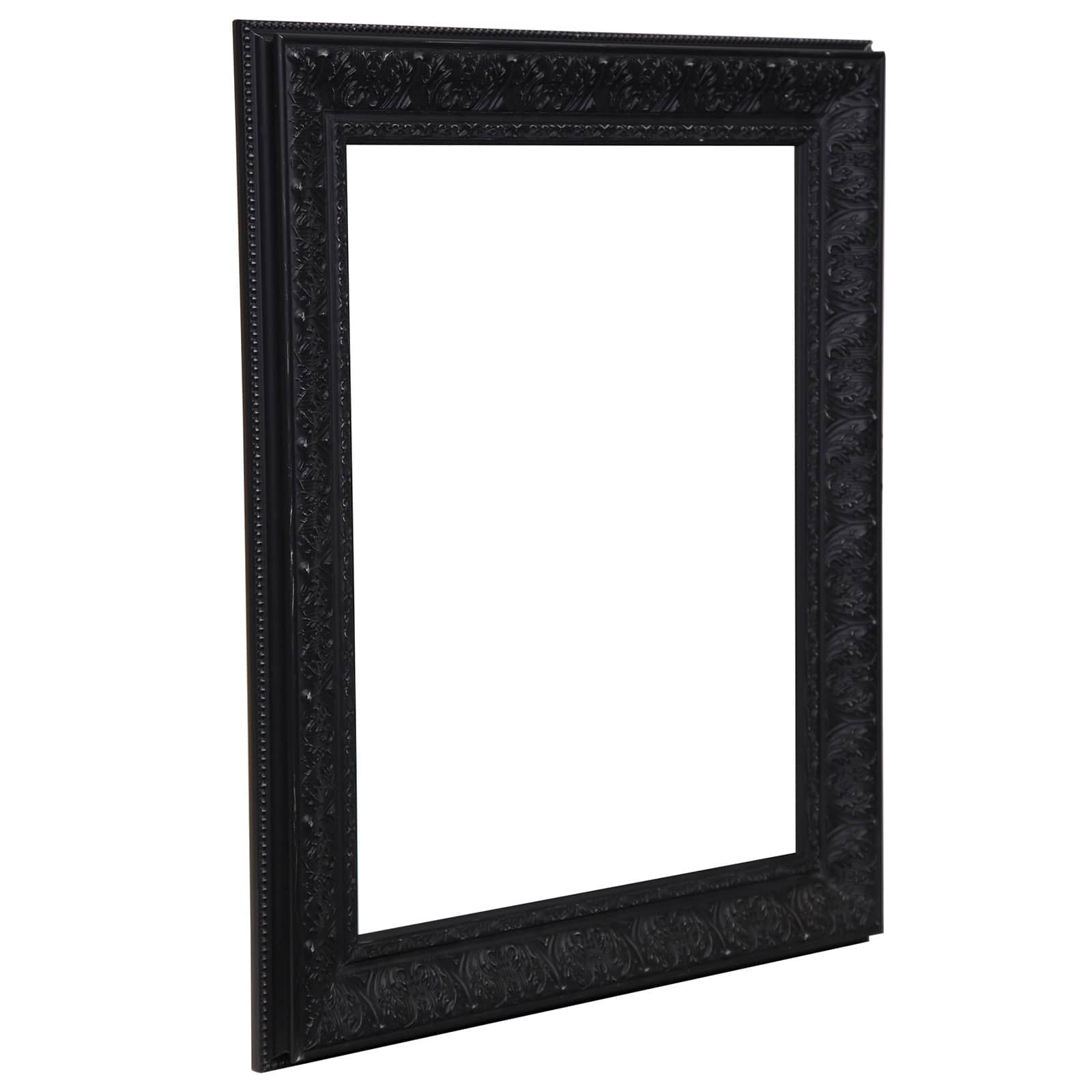 Wide Black Washed Open Back Frame, 16" x 20" By Studio Décor®