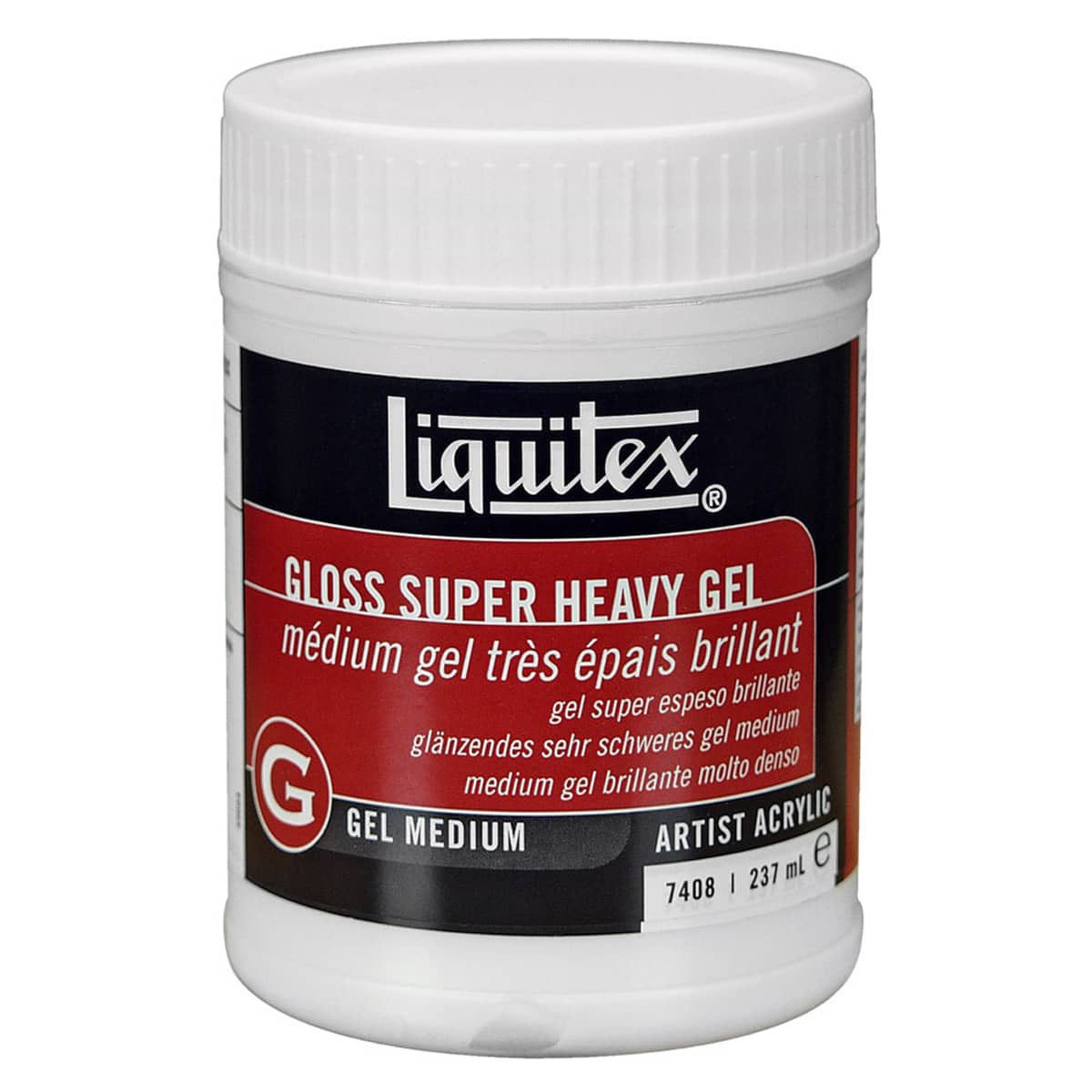 Liquitex Heavy Gloss Acrylic Gel Medium-16oz - 094376929782