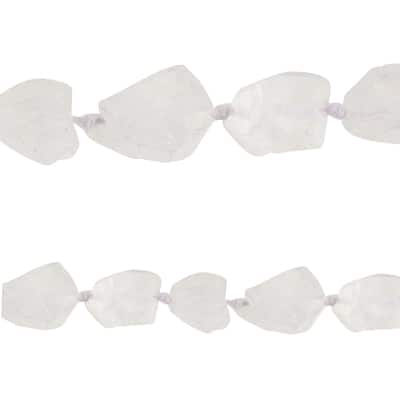 White Large Quartz Nugget Beads by Bead Landing™ image