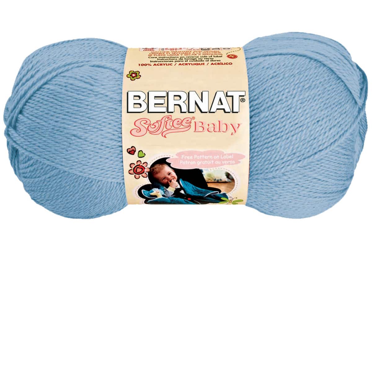 Bernat Softee Baby Cotton Yarn-Pale Periwinkle, 1 count - Fry's Food Stores