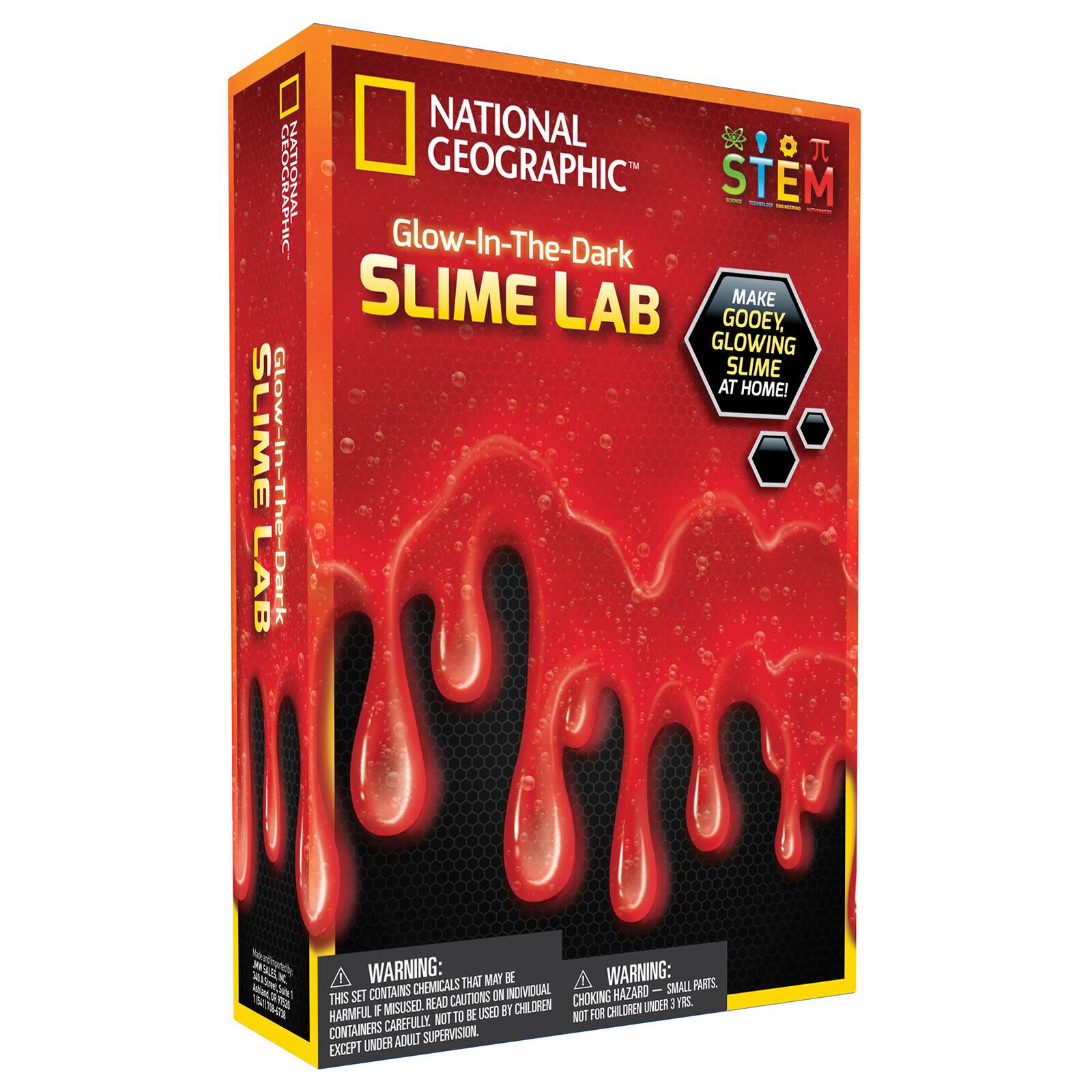 National Geographic Glow in The Dark Slime Lab X2 for sale online 