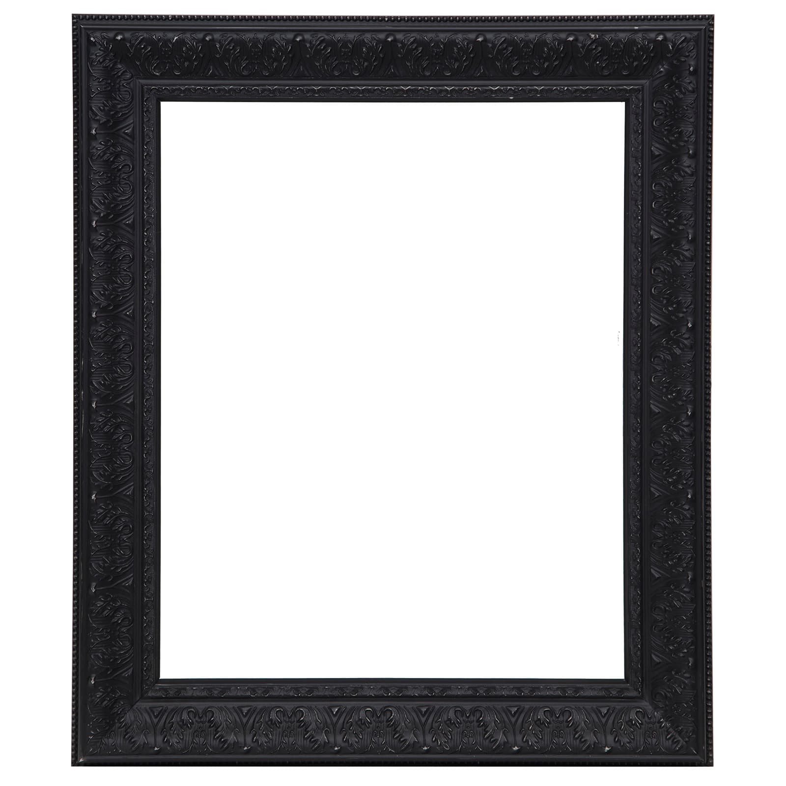Wide Black Washed Open Back Frame, 16" x 20" By Studio Décor®