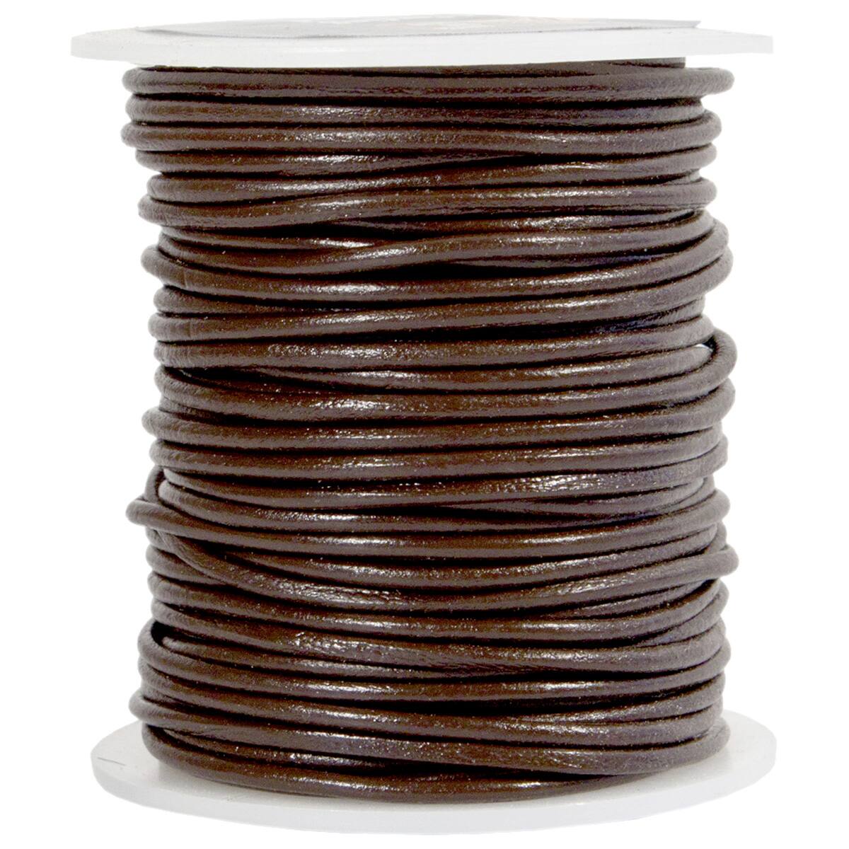 2mm Round Leather Lace by ArtMinds®