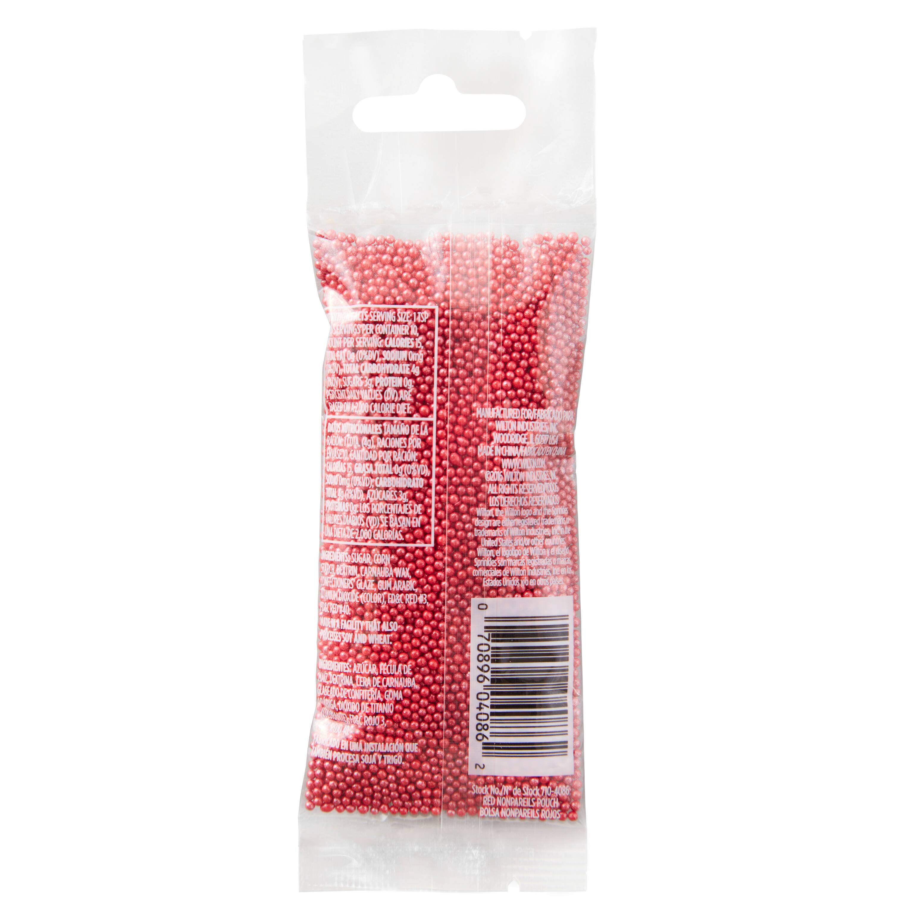 Wilton&#xAE; Nonpareils Sprinkles&#x2122; Pouch