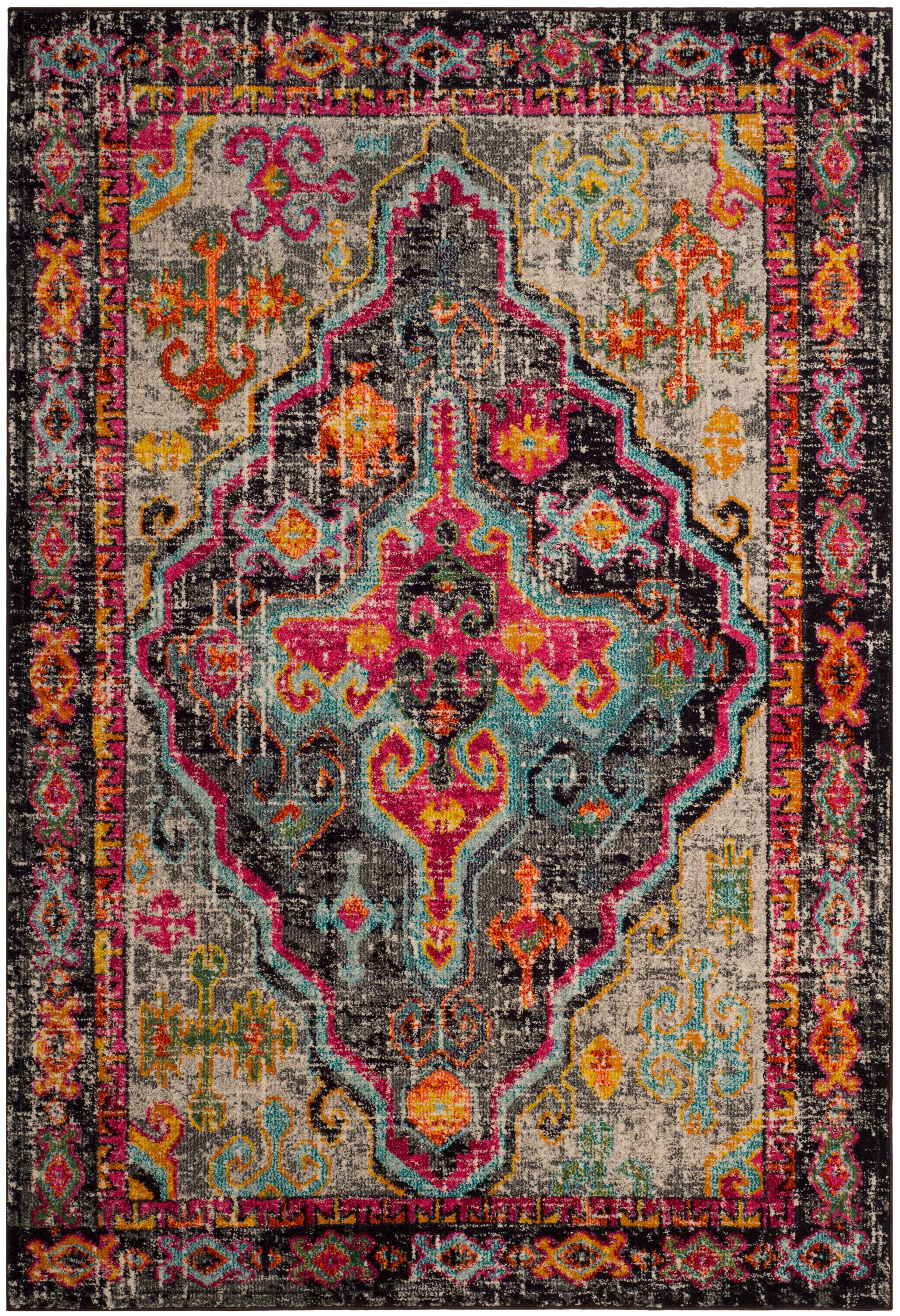 Monaco Warm Bohemian 4&#x27; X 5&#x27;-7&#x22; Area Rug