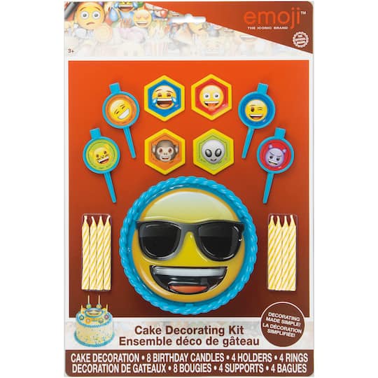 Emoji Birthday Cake Decor Kit Emoji Birthday Cake Decor Kit