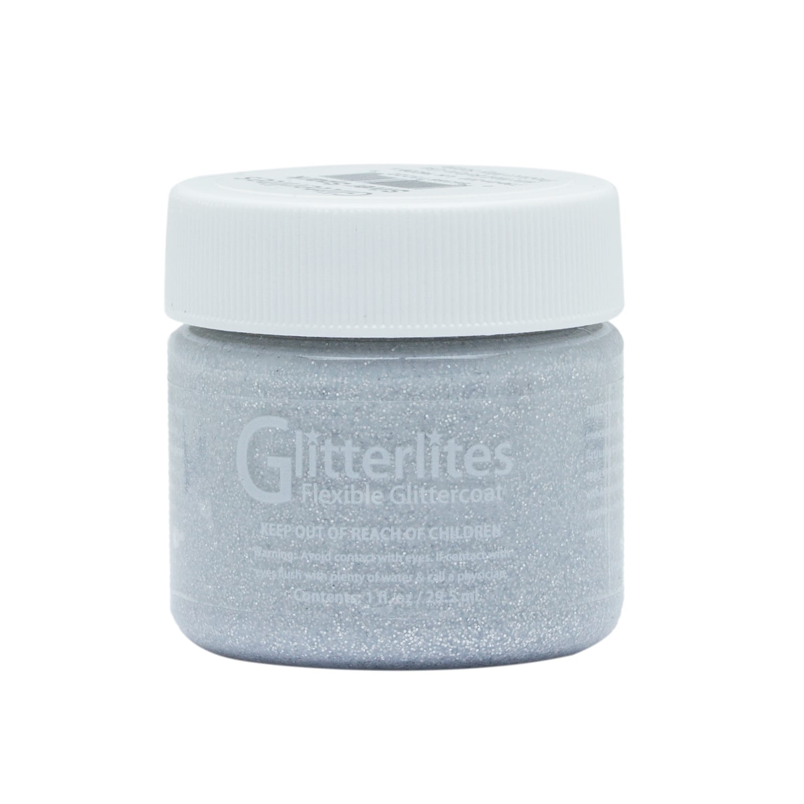 Angelus Glitterlites Flexible Glittercoat Paint - Candy Pink, 1 oz