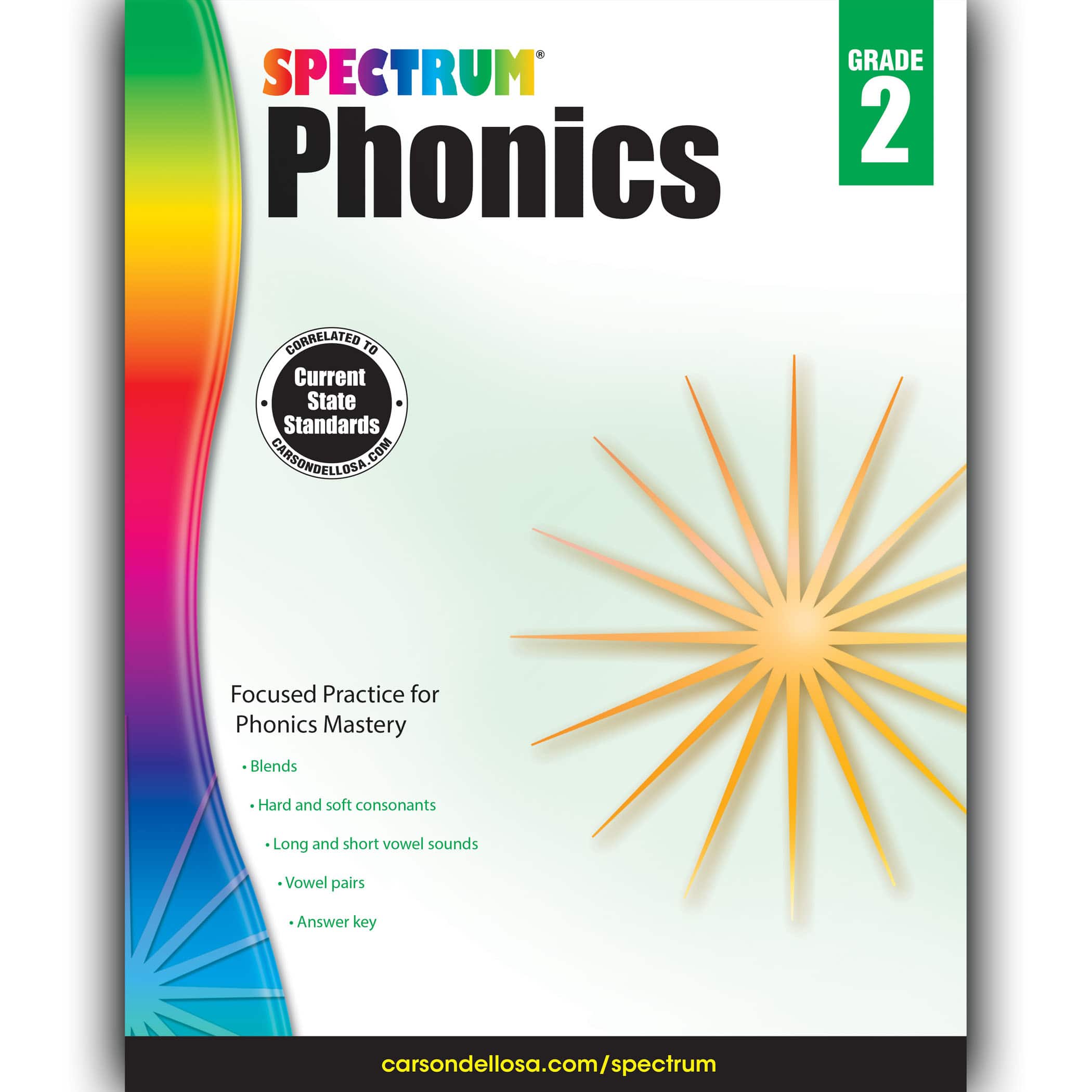 Spectrum&#xAE; Phonics Workbook, Grade 2
