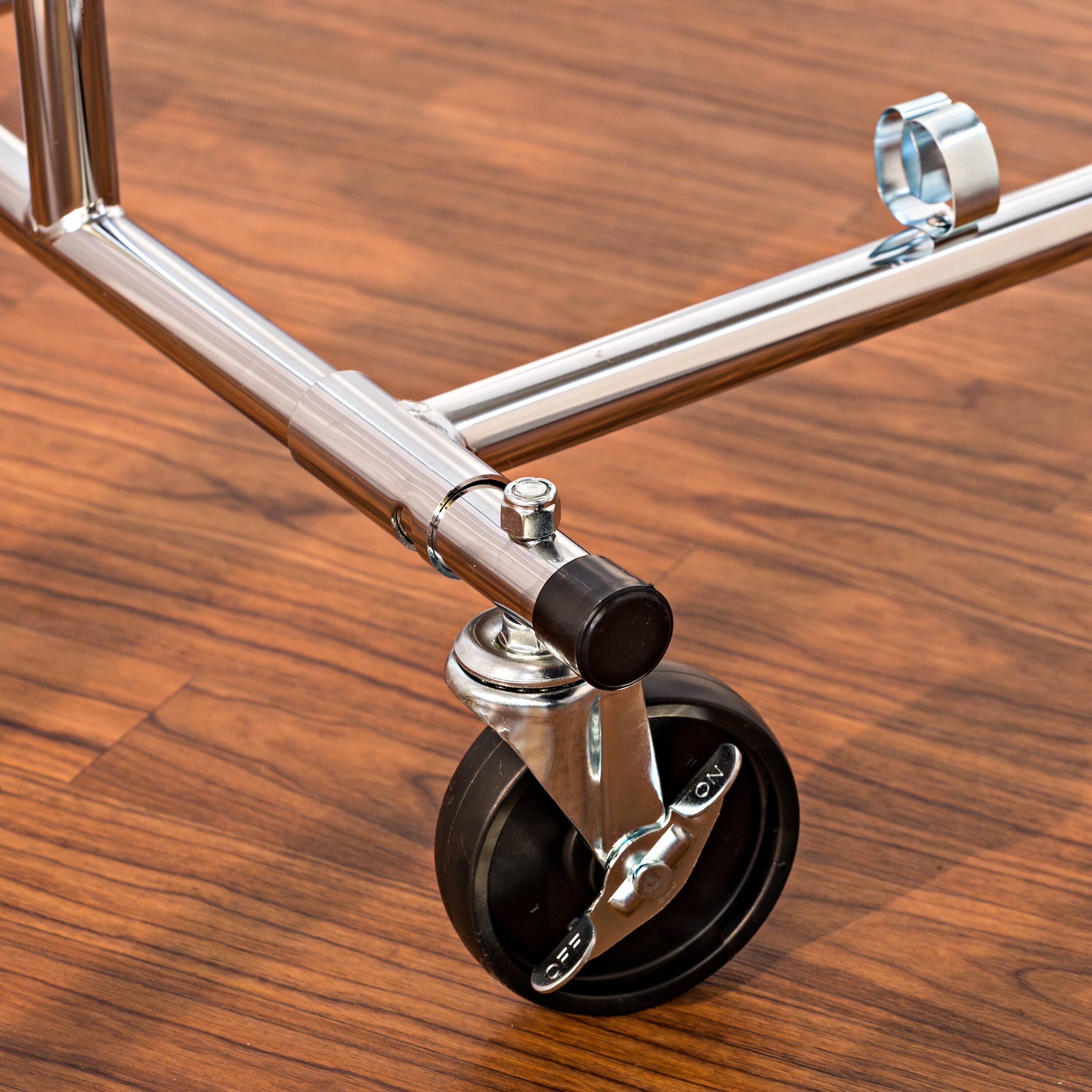Honey Can Do Chrome Collapsible Commercial Garment Rack