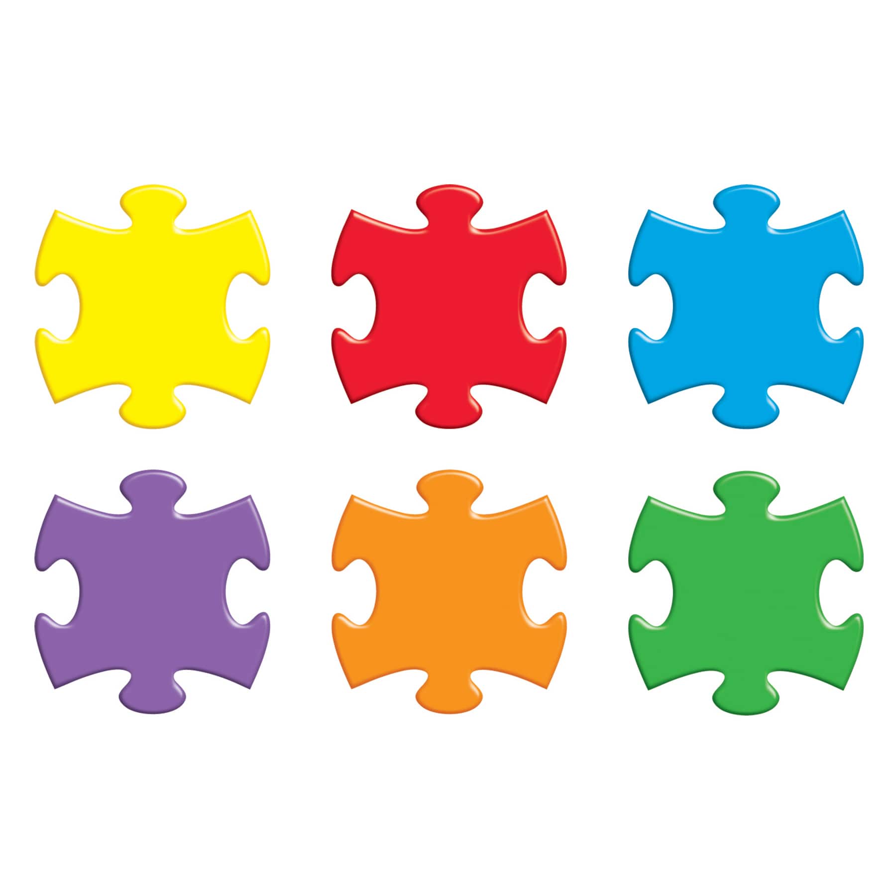 Puzzle Pieces Classic Accents&#xAE; Variety Pack, 36 Per Pack, 6 Packs