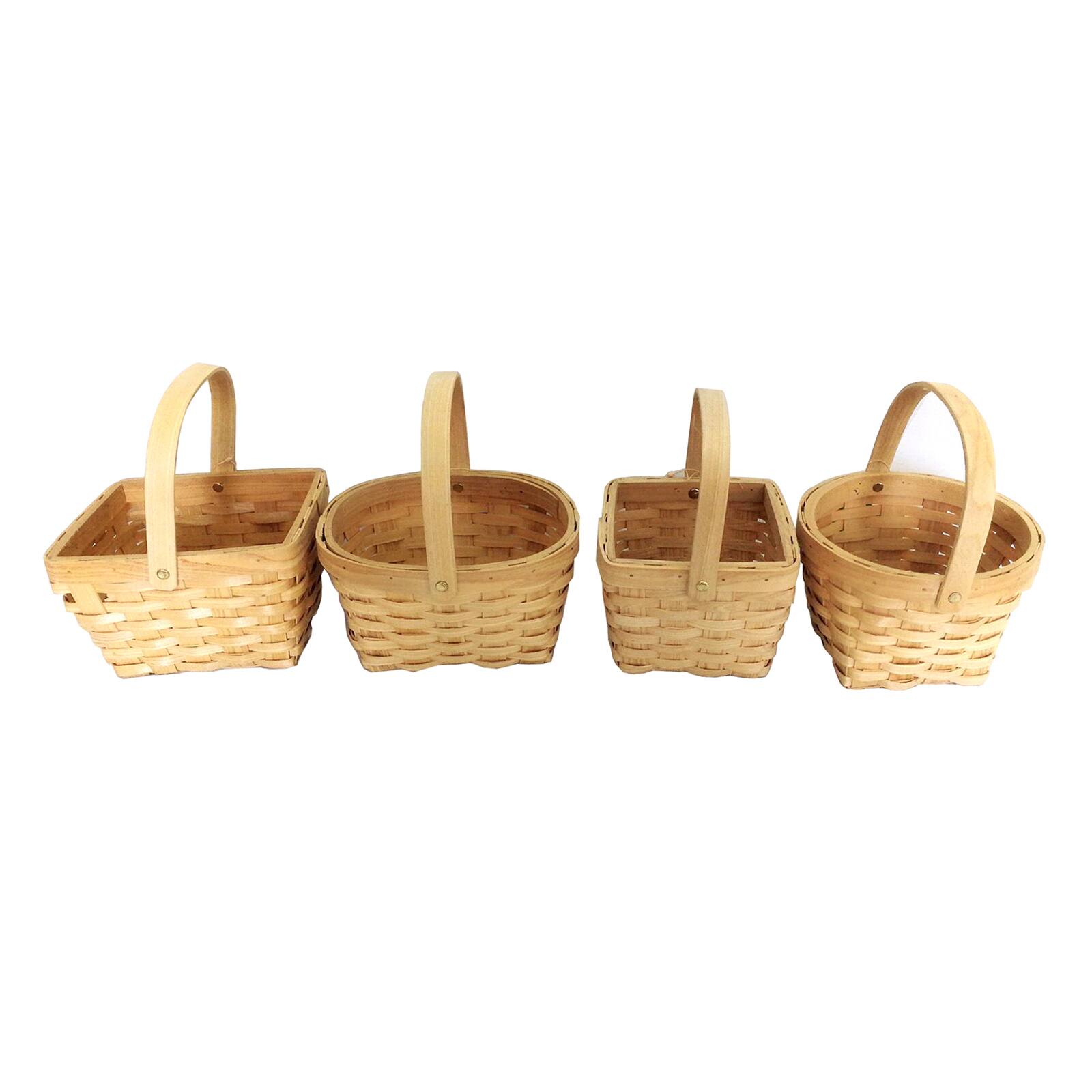 Shop for the Assorted Small Wooden Basket By Ashland® at Michael's