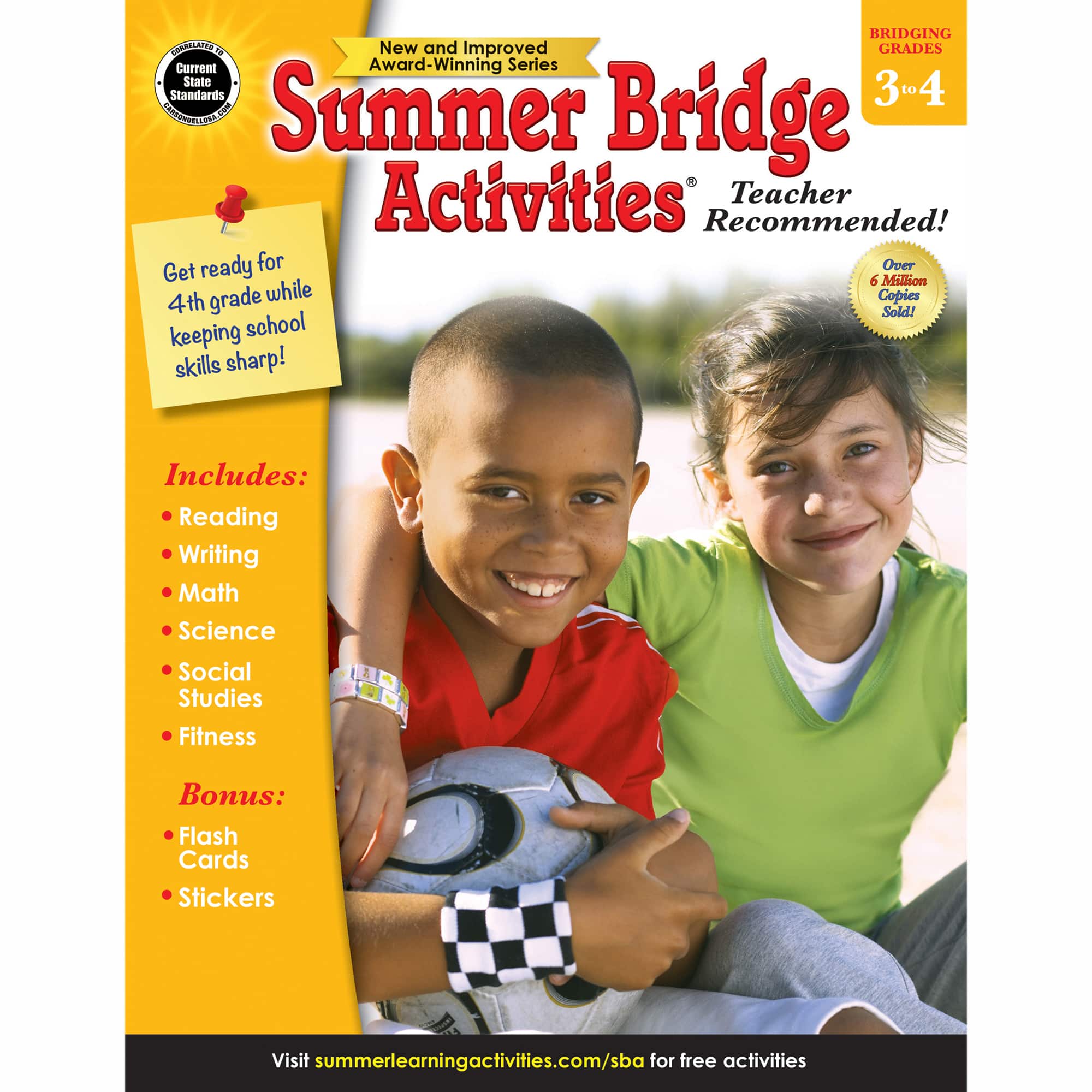Summer Bridge Activities&#xAE; Workbook, Grades 3-4