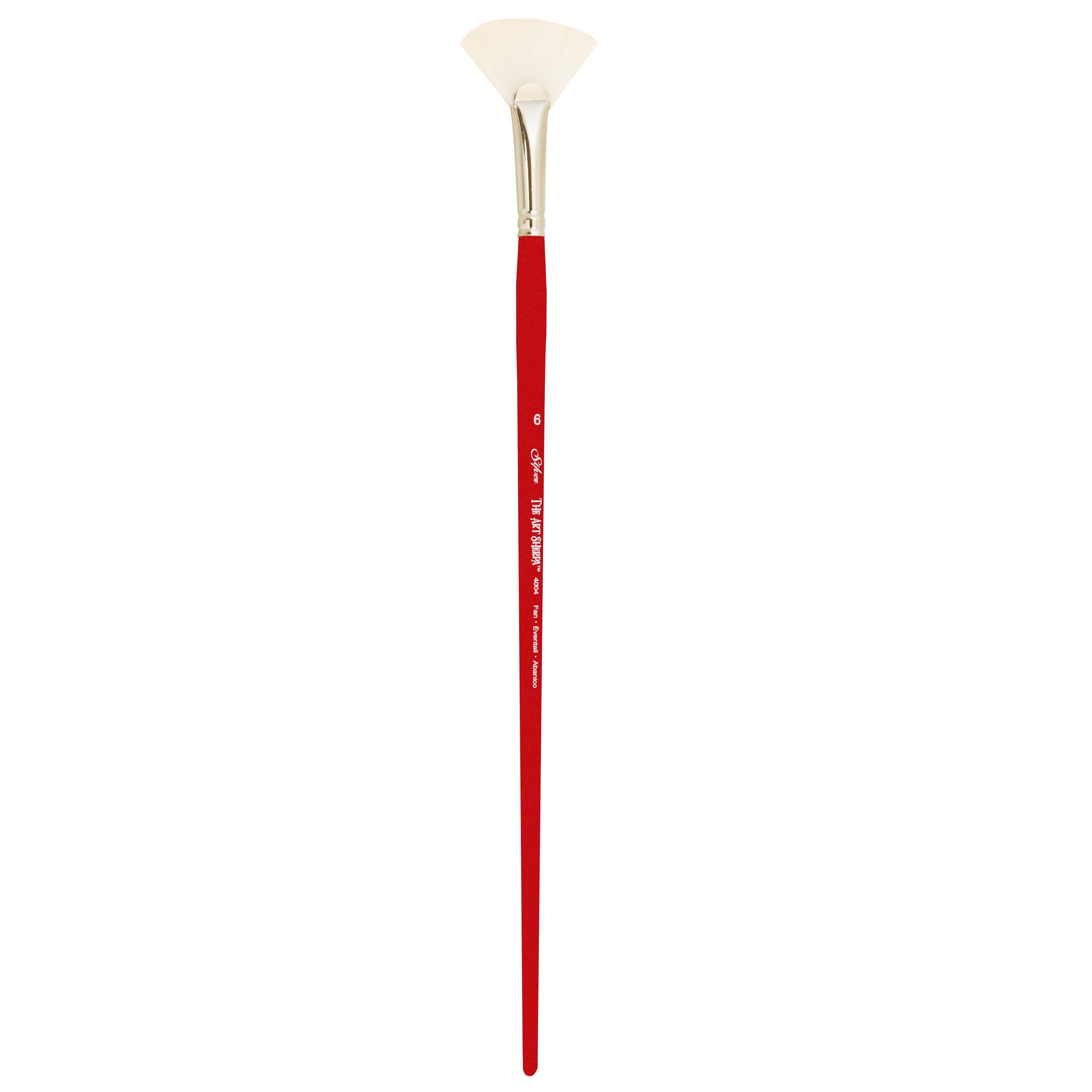 Get The Silver Brush Limited® The Art Sherpa® 4004 Long Handle Fan Brush At Michaels
