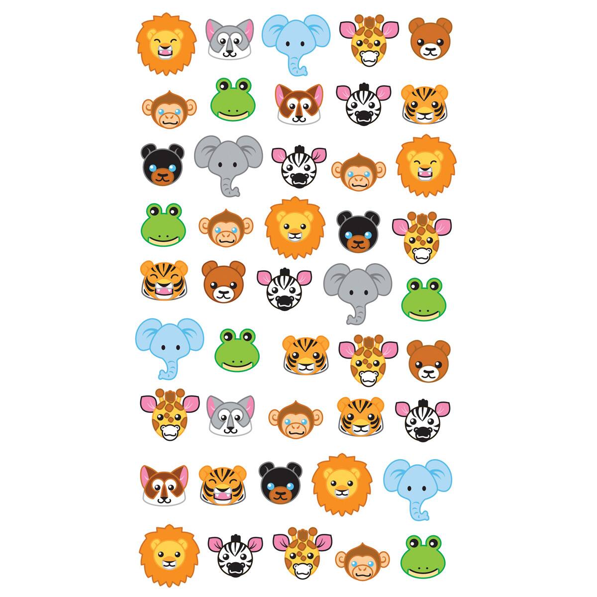 Sticko  Zoo Faces Stickers 