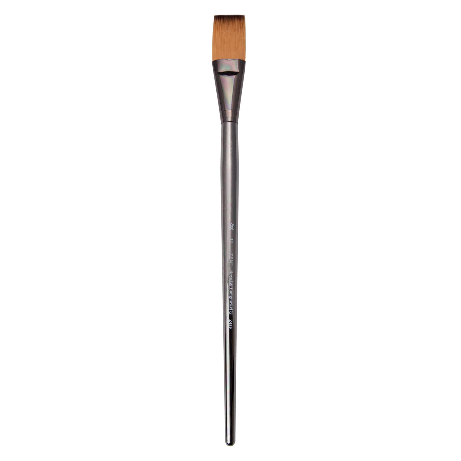 12 Pack: Zen™ Series 43 Long Handle Flat Brush