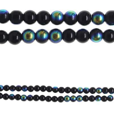 Aurora Borealis Glass Bead Mix, 8mm by Bead Landing™